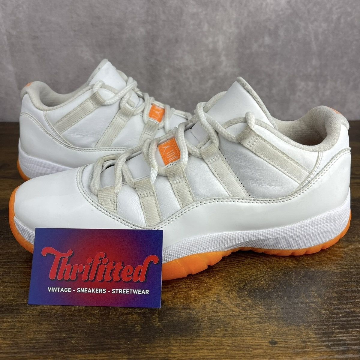 Jordan Brand Air Jordan 11 Retro Low Bright Citrus Orange AH7860-139 Rare Size US 8.5 / IT 38.5 - 1 Thumbnail