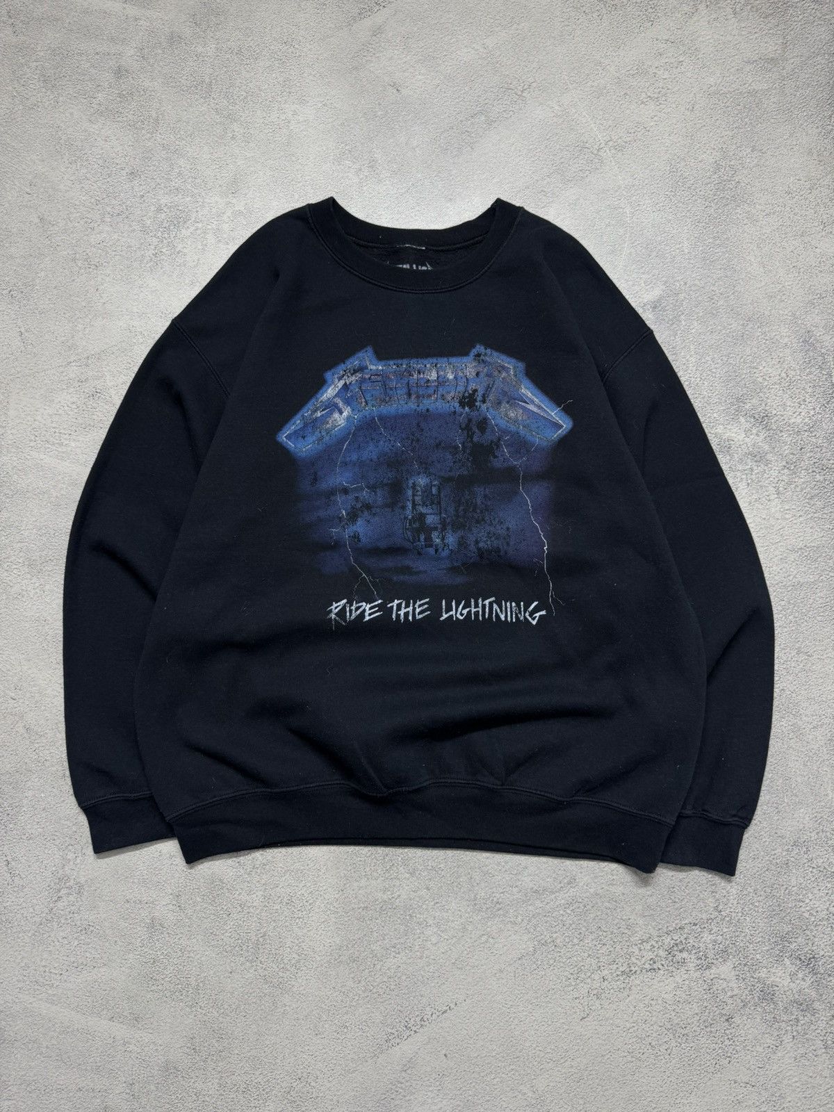 Metallica Vintage Metallica Ride The Lightning Sweatshirt 00’s Size US L / EU 52-54 / 3 - 2 Thumbnail