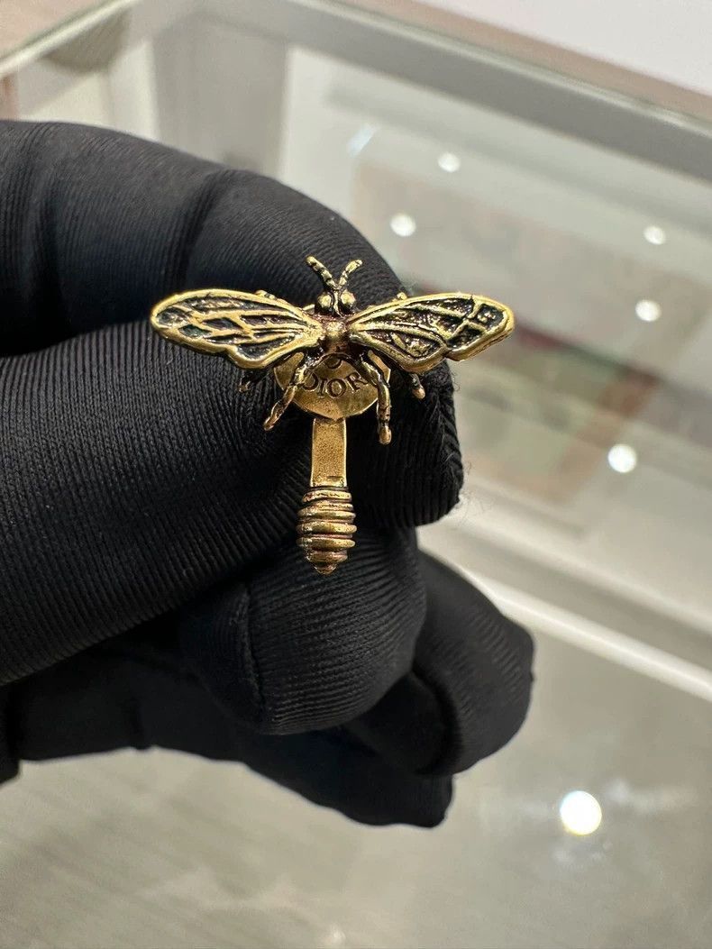 Dior Dior J'adior Vintage Bee Earrings Gold-2505 Size ONE SIZE - 5 Thumbnail
