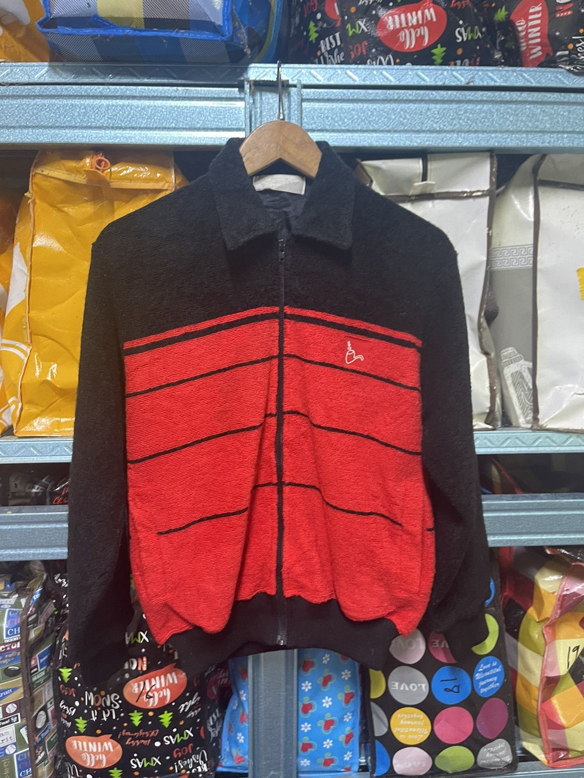 Japanese Brand × Vintage 🔥STEAL🔥 Wool Blended Red & Black Jacket By Troy Bros Size US M / EU 48-50 / 2 - 1 Thumbnail