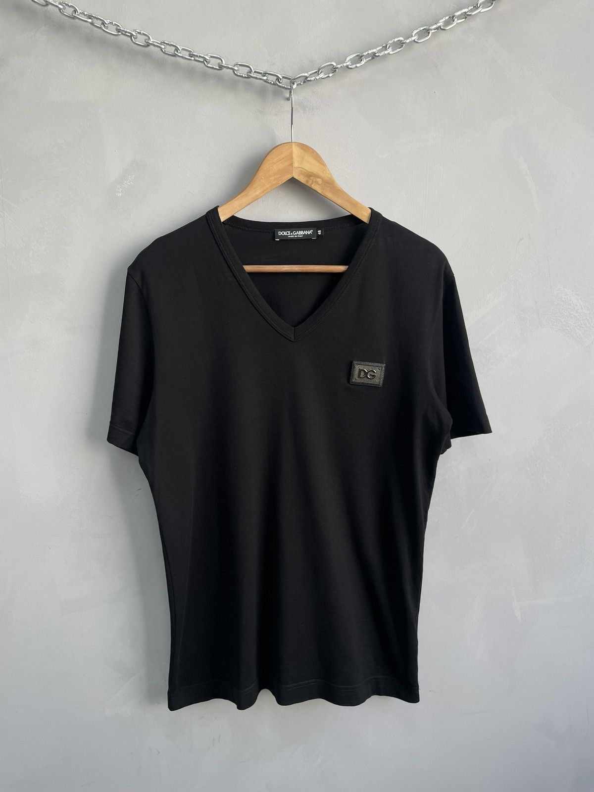 Dolce & Gabbana V-neck hype rare y2k dolce Gabbana t shirt tee Size US M / EU 48-50 / 2 - 1 Thumbnail