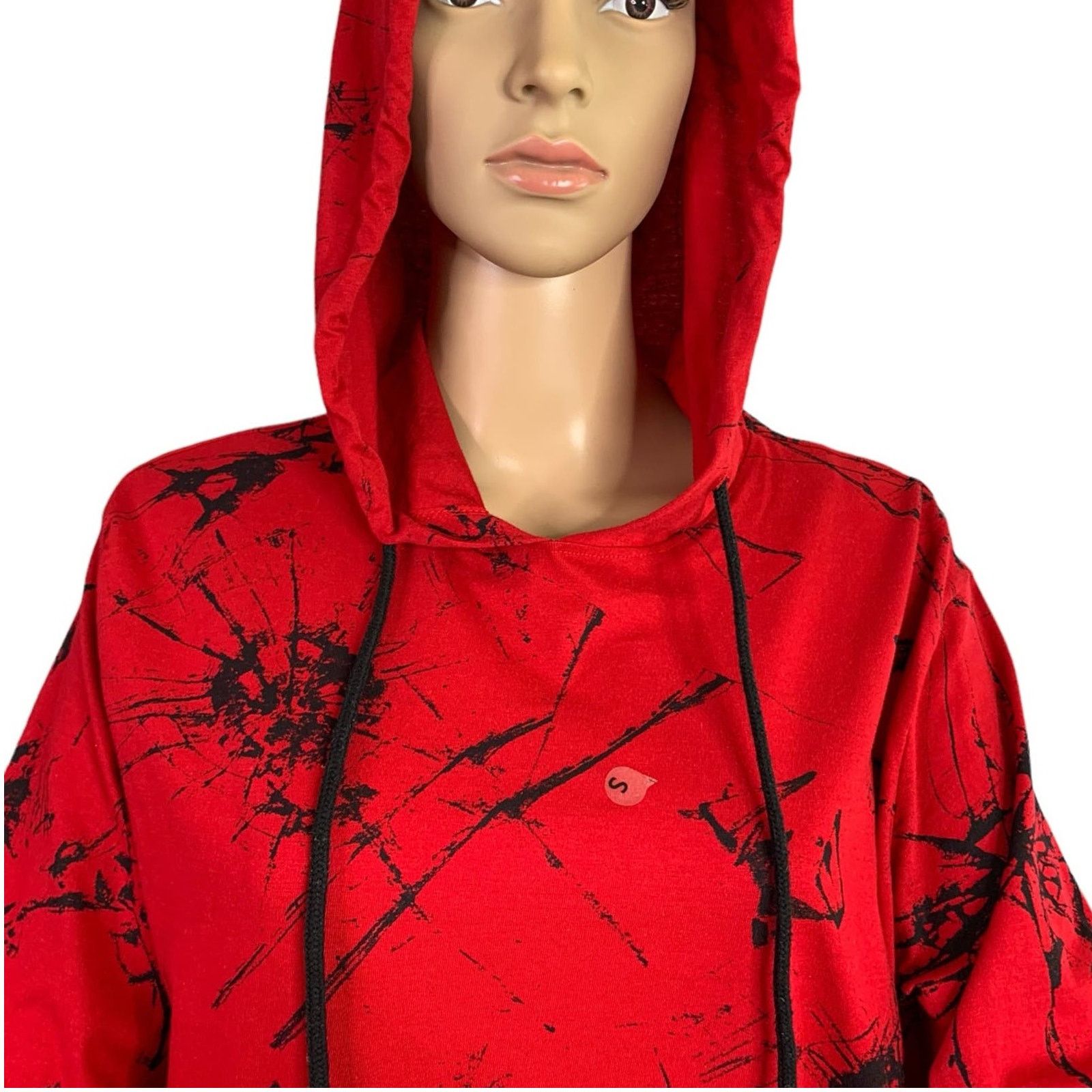 rue21 rue21 Men's Size Small Hooded Jersey Straight Hem Drawstring Size US S / EU 44-46 / 1 - 3 Thumbnail