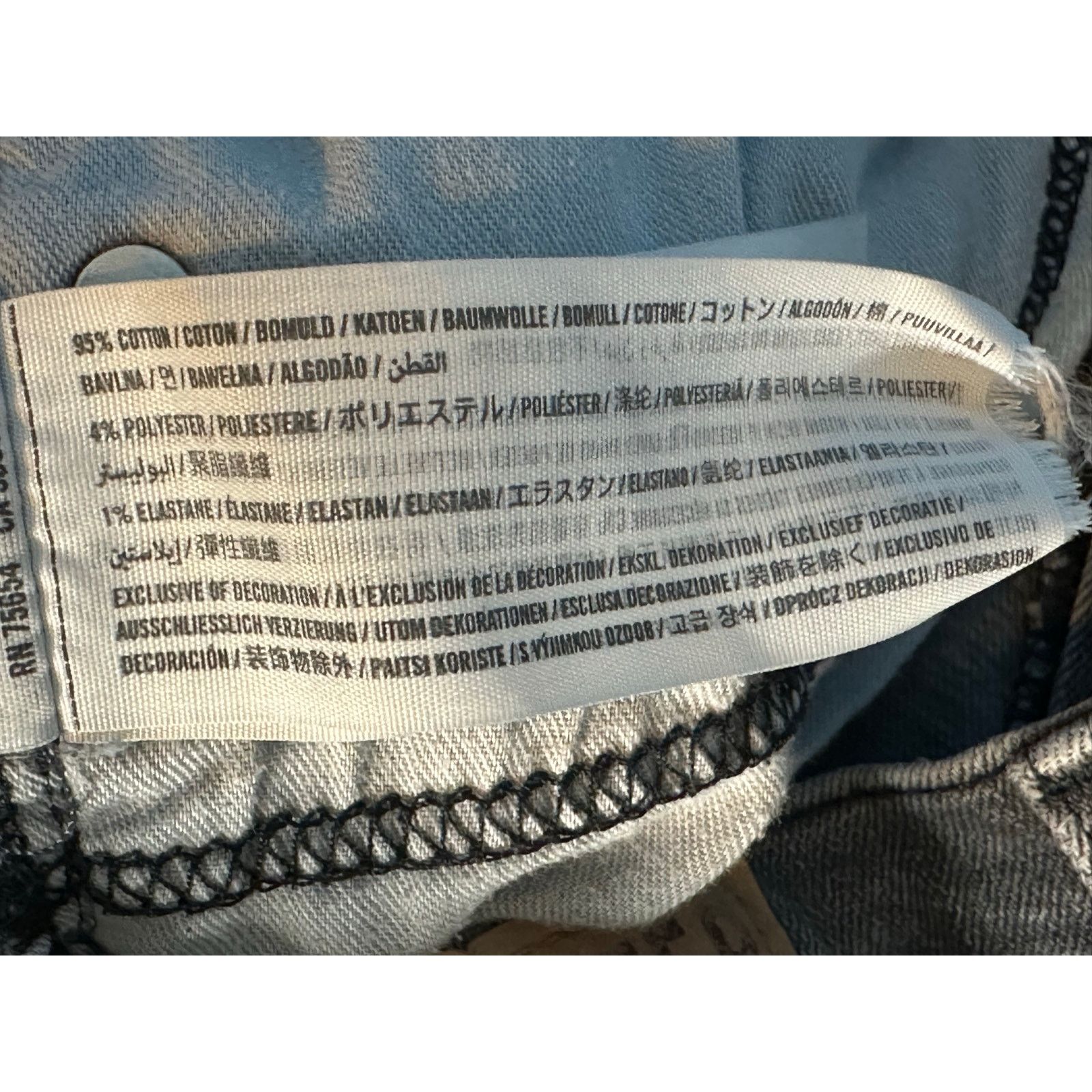 Hollister Hollister gray distressed super skinny jeans size 30 Size 30" / US 8 / IT 44 - 5 Thumbnail