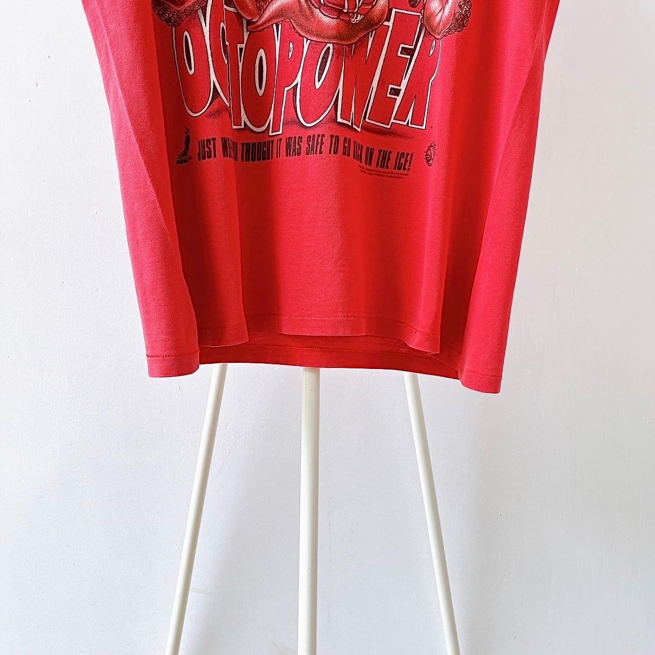 Vintage 90s Detroit Red Wings caricatures NHL t-shirt/ L Size US L / EU 52-54 / 3 - 6 Thumbnail