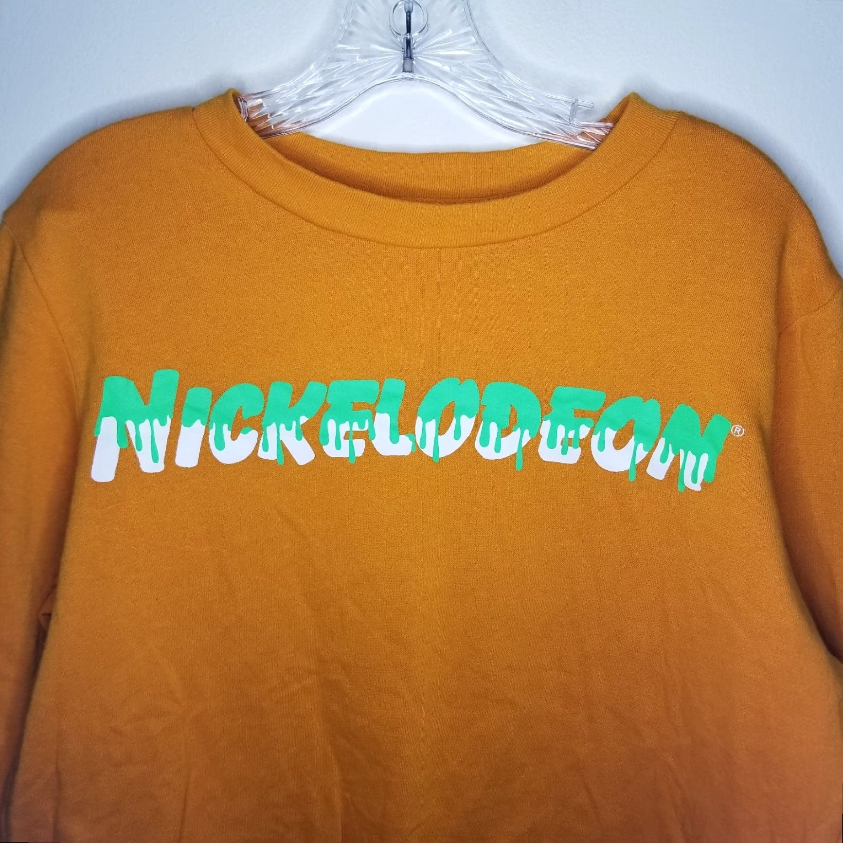 Nickelodeon Nickelodeon Sweater Adult M Orange Long Sleeve Pullover Unisex Size US M / EU 48-50 / 2 - 2 Thumbnail