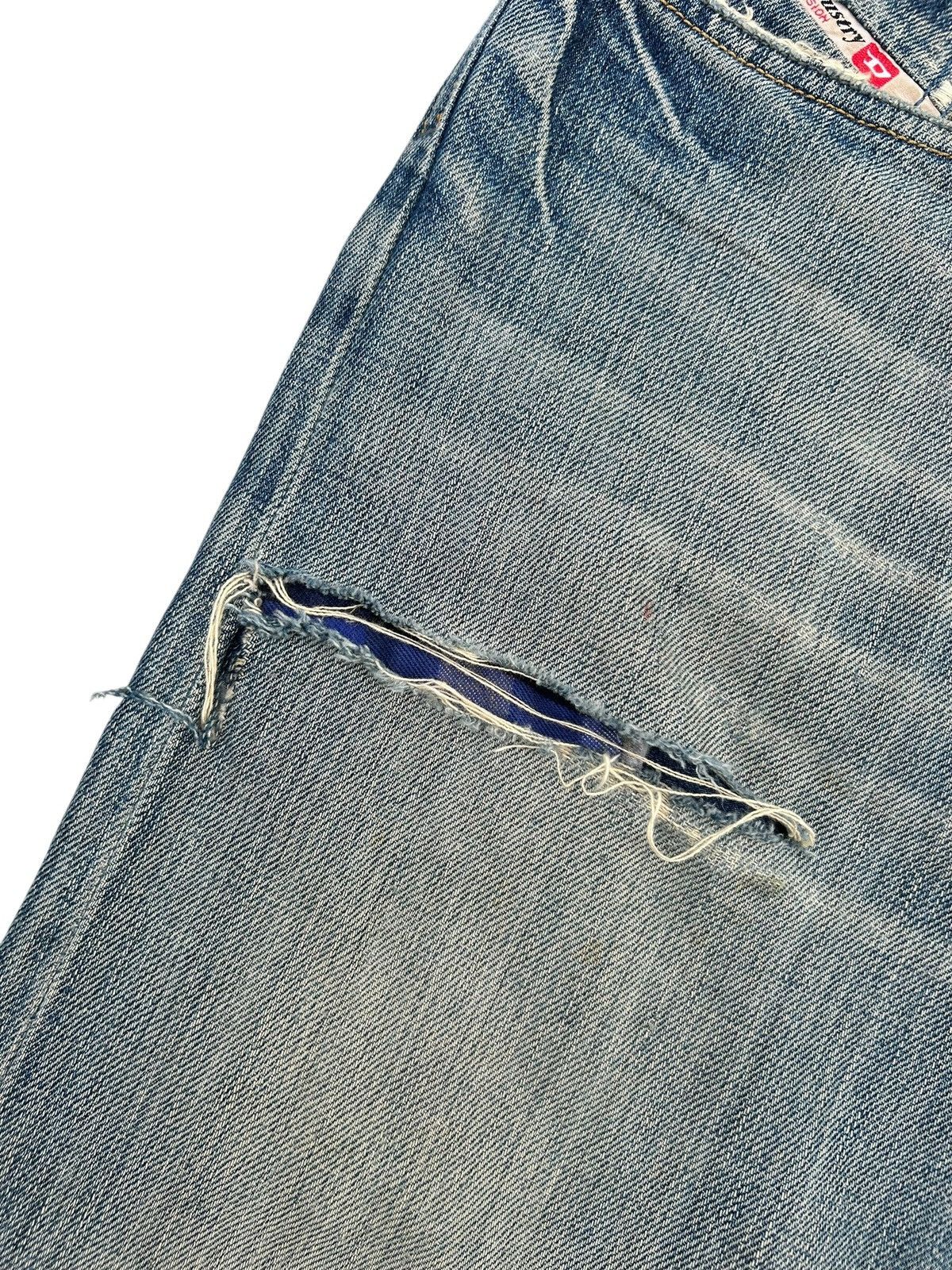 Kapital Vintage Diesel Rusty Faded Mudwash Distressed Denim Jeans Size US 33 - 4 Thumbnail