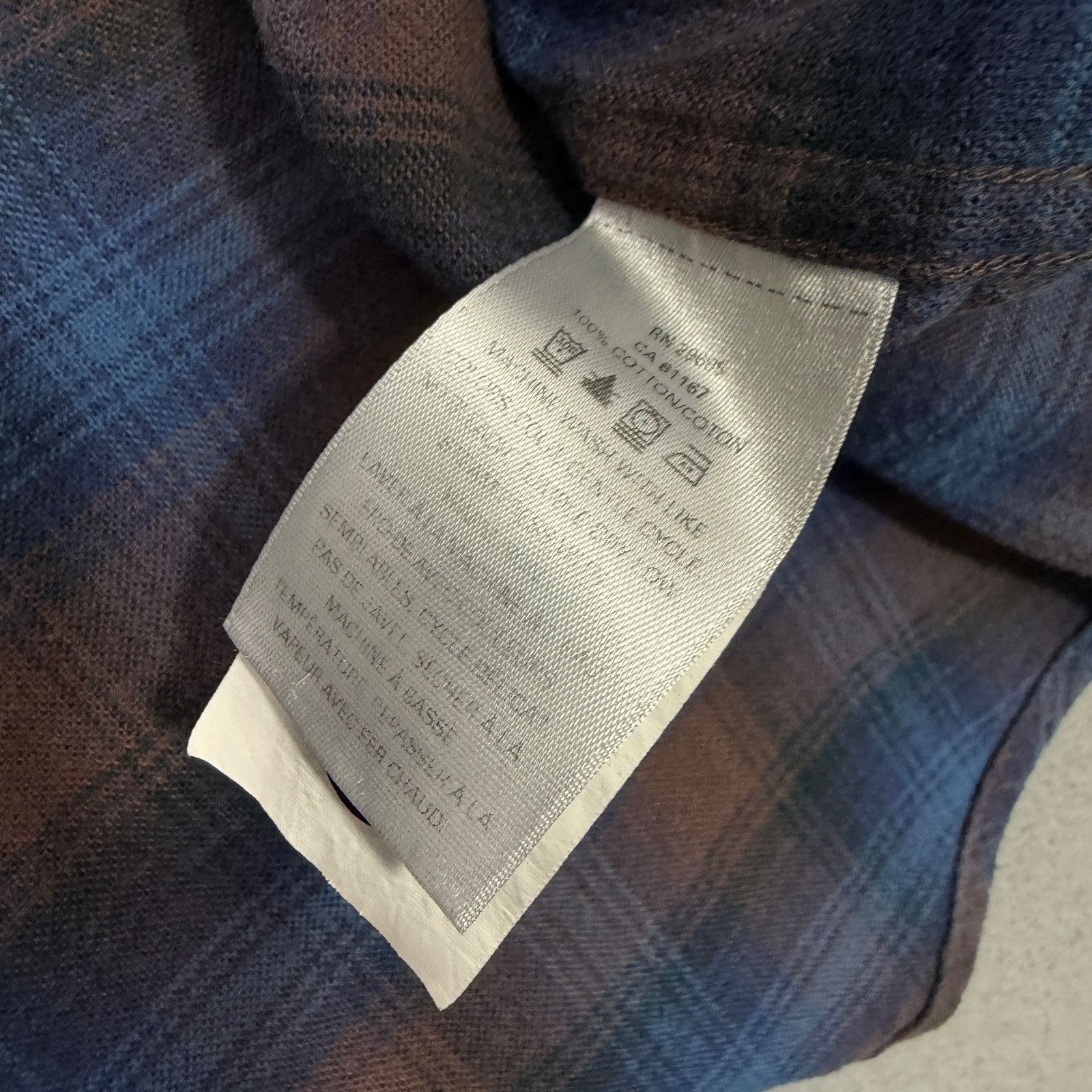 Pendleton Pendleton Mason Flannel Button Down Shirt Large Blue Brown Size US L / EU 52-54 / 3 - 5 Thumbnail