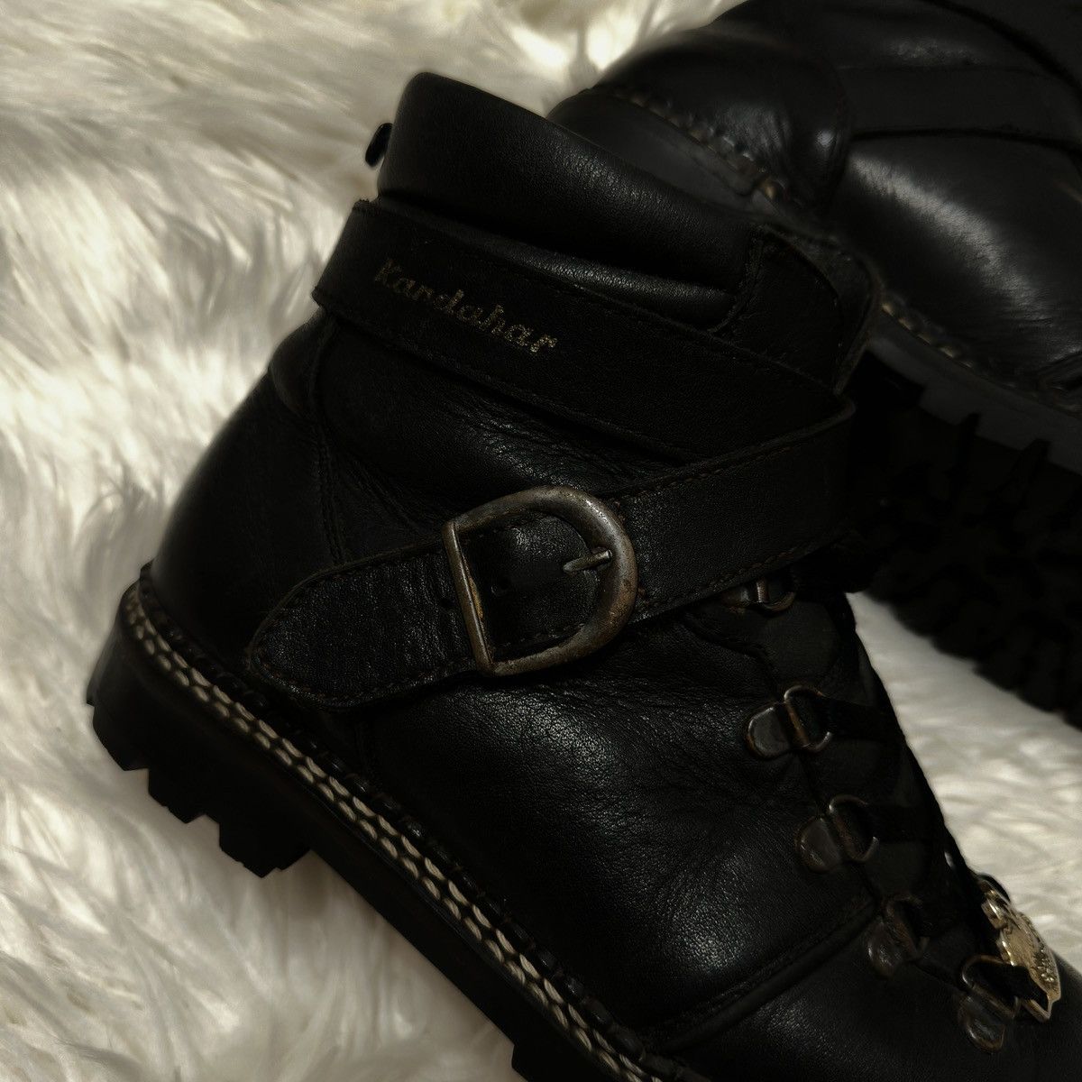 Vintage Kandahar Leather Boots Rare shoes Size US 6 / IT 36 - 3 Thumbnail