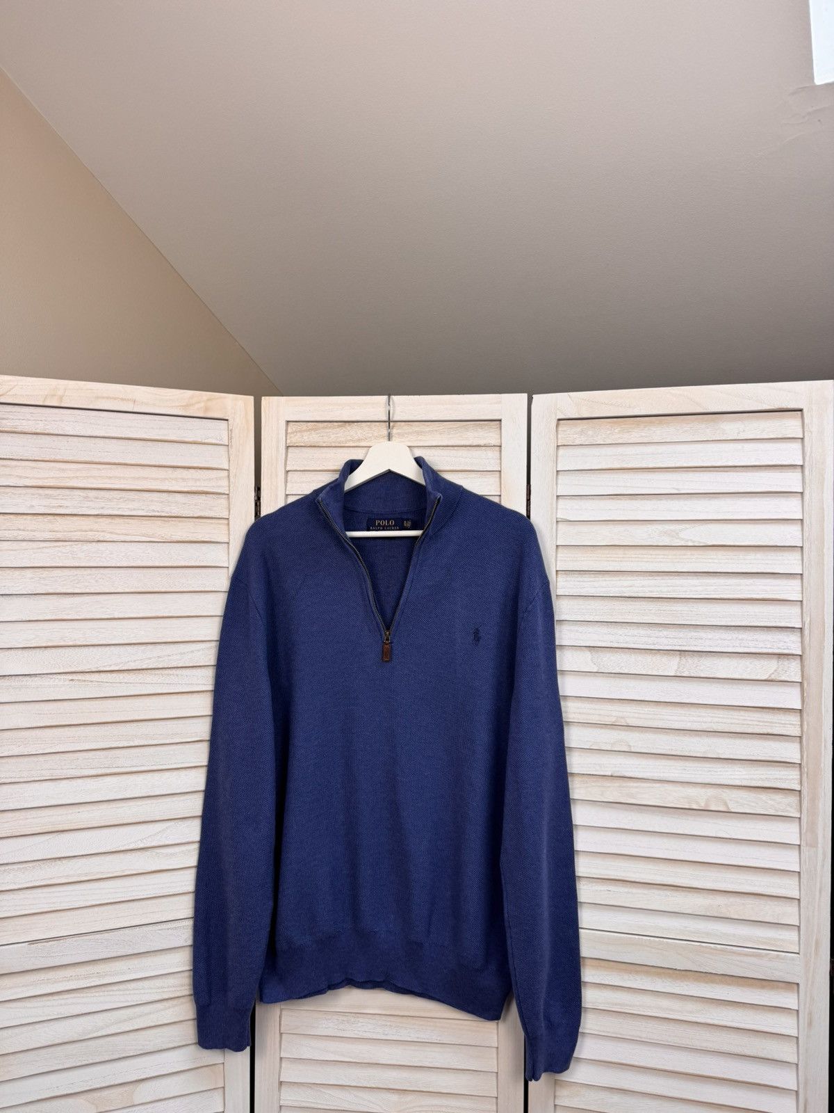 Polo Ralph Lauren Men's Sweater 1/3 Zip Polo Ralph Lauren Size US XL / EU 56 / 4 - 5 Thumbnail