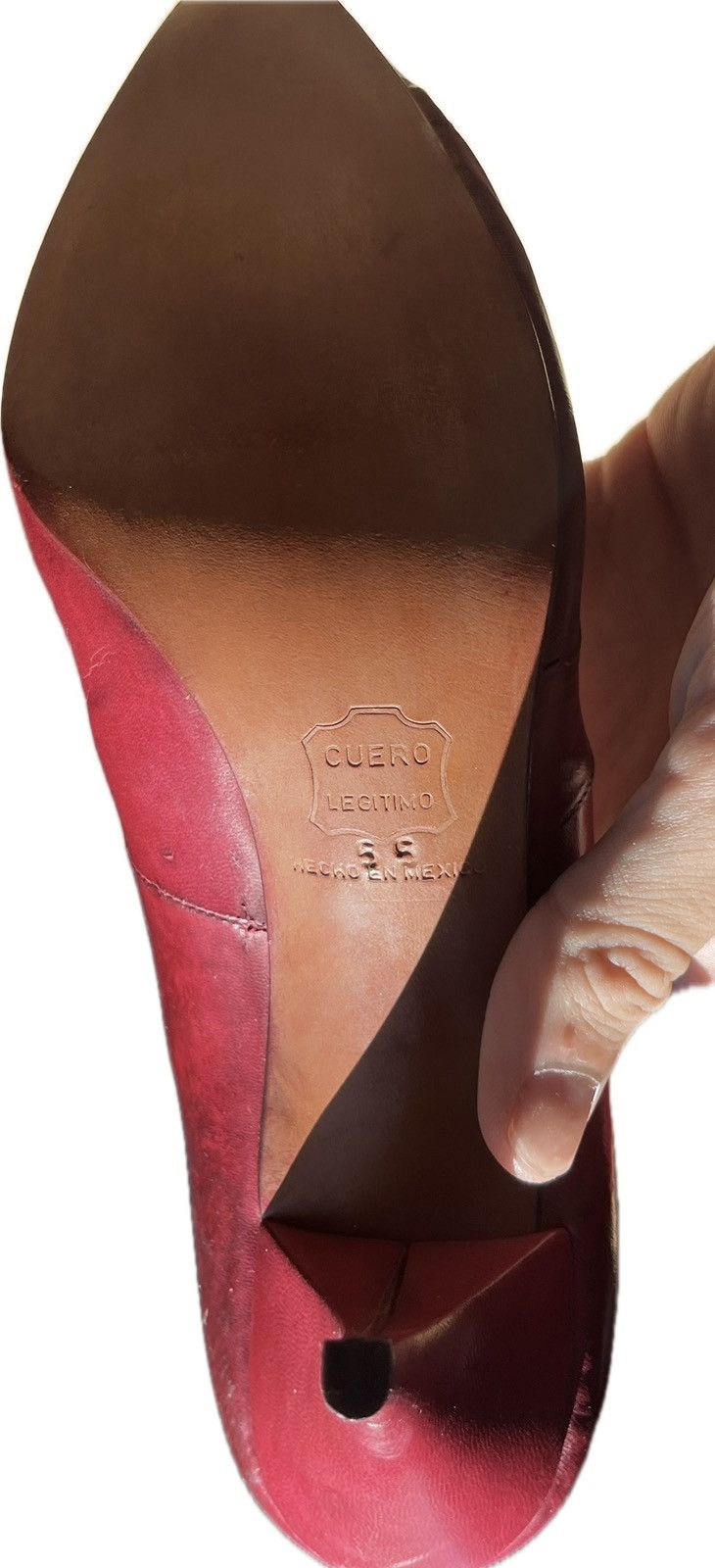 Dior Vintage red leather Dior heels Size US 5.5 / IT 35.5 - 12 Thumbnail