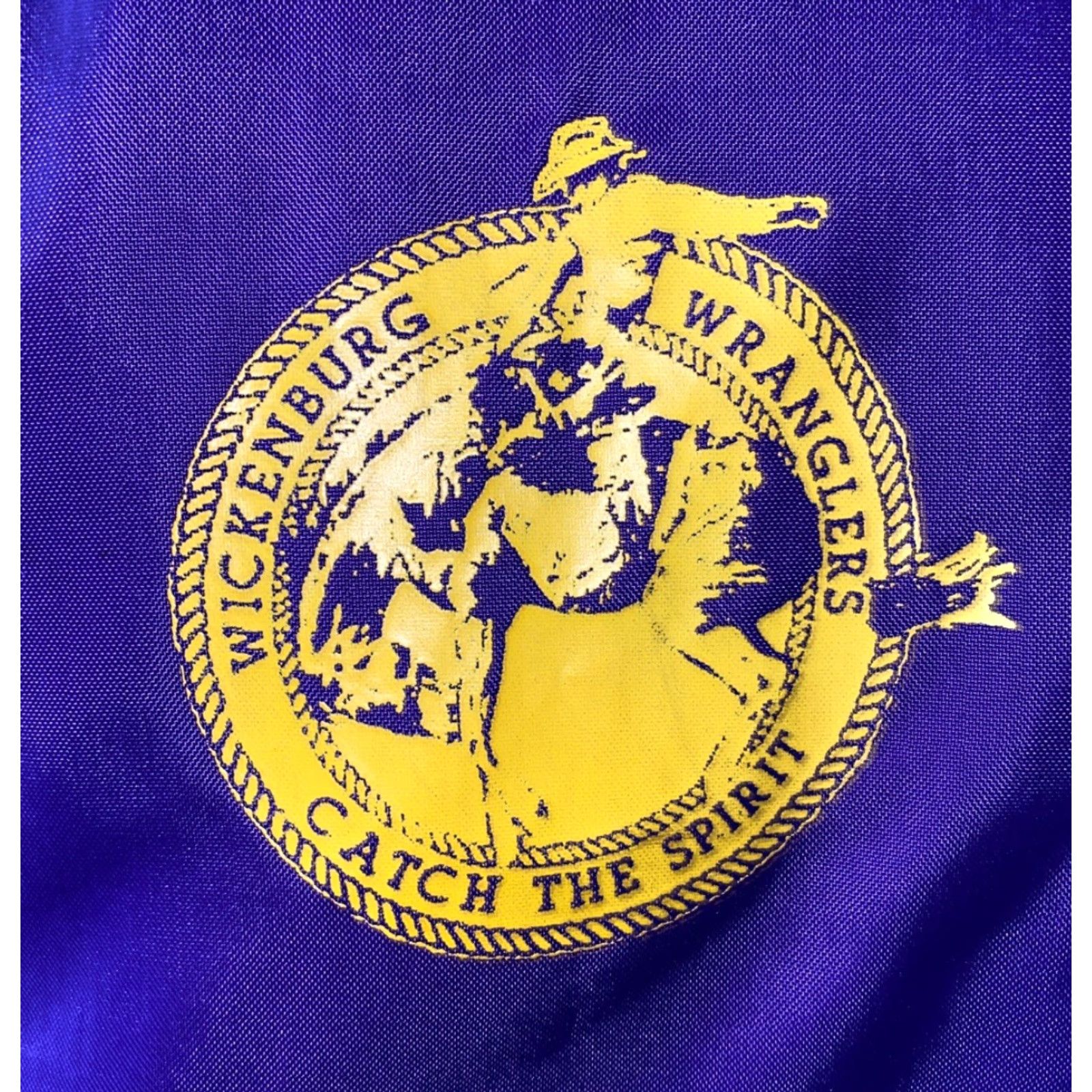 Vintage VINTAGE Howe Jacket Mens Purple/Yellow Quilt Lined Snap Button XL Yellow Regular Nylon Coat Size US XL / EU 56 / 4 - 5 Thumbnail