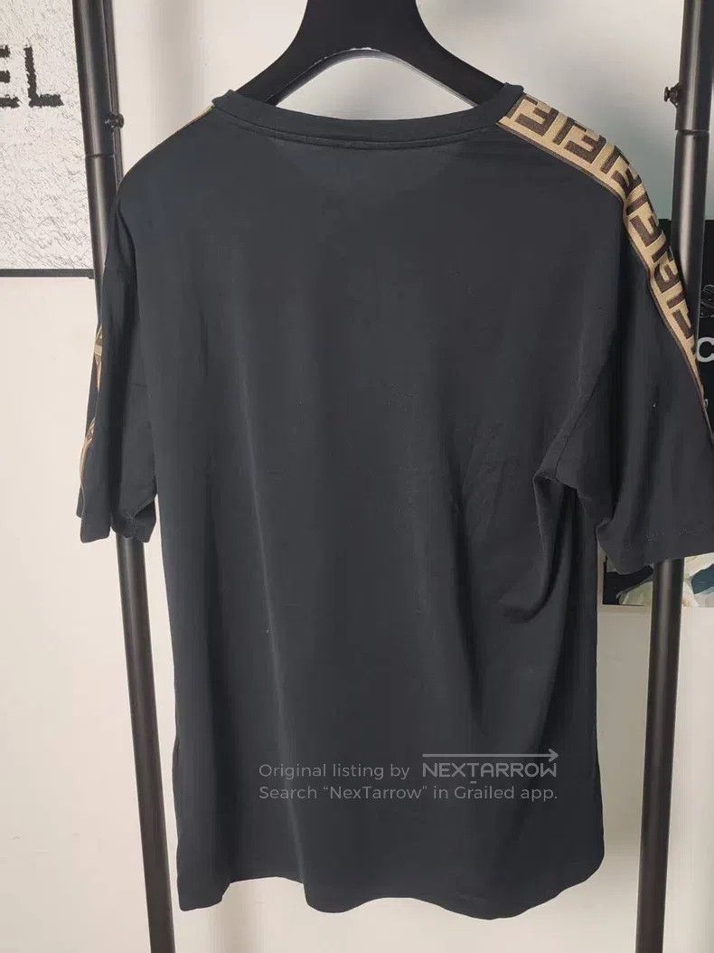 Fendi Fendi Double F Logo Pinstripe Short Sleeve Shirt Size XS / US 0-2 / IT 36-38 - 2 Thumbnail