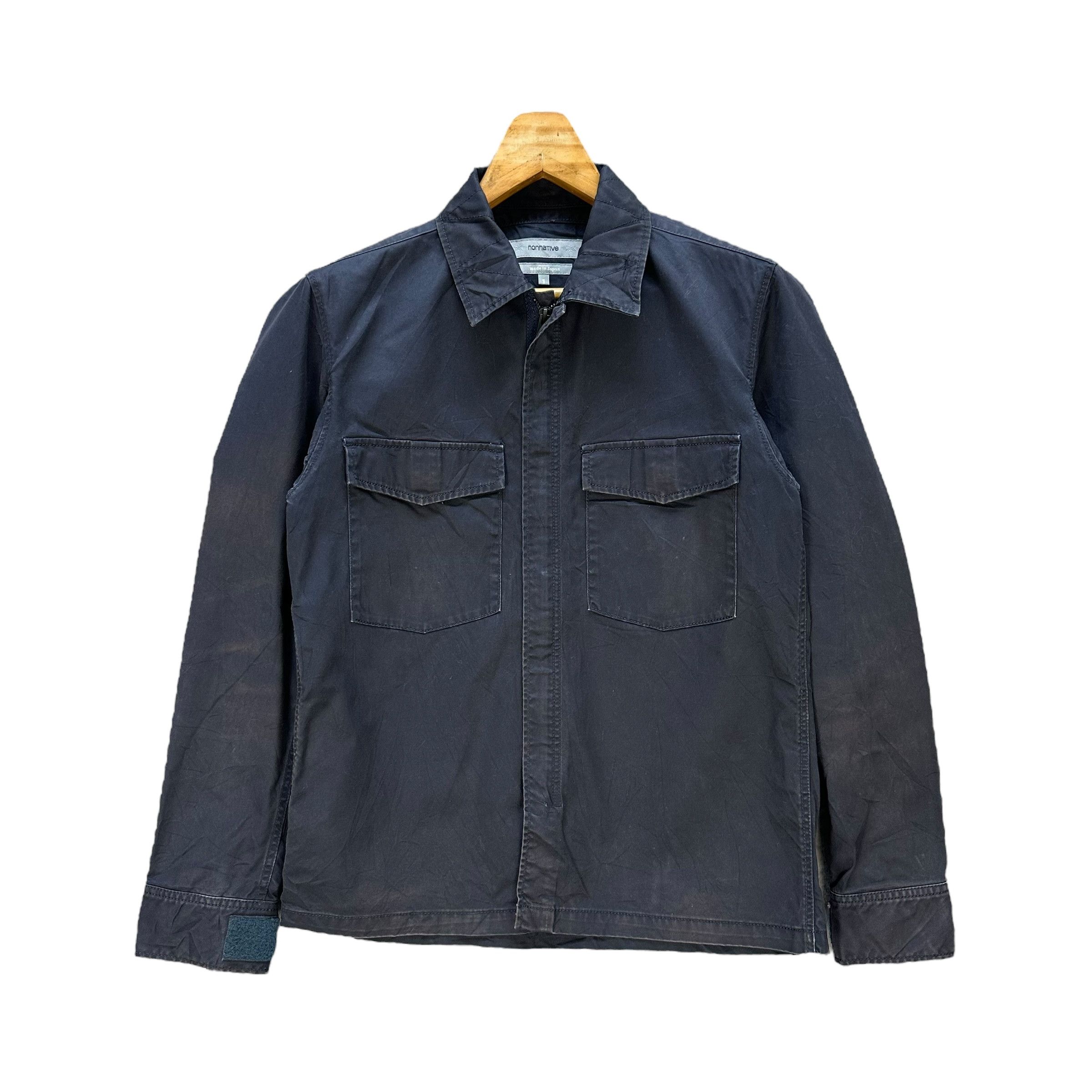 Flannel NONNATIVE Double Pocket Casual Shirt Jacket #A67-1611 Size US S / EU 44-46 / 1 - 1 Thumbnail