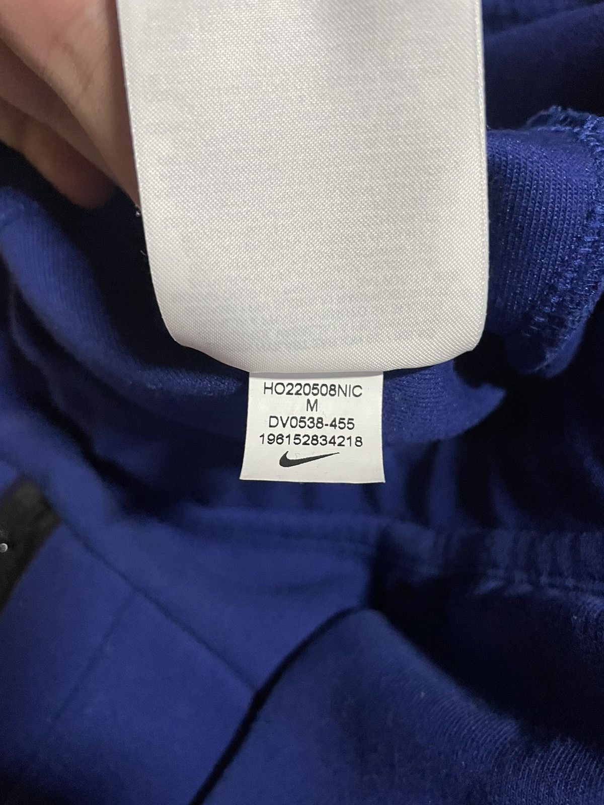 Nike Nike Tech Fleece Pants Brushed Joggers Blue Mens M Size US 32 / EU 48 - 5 Thumbnail