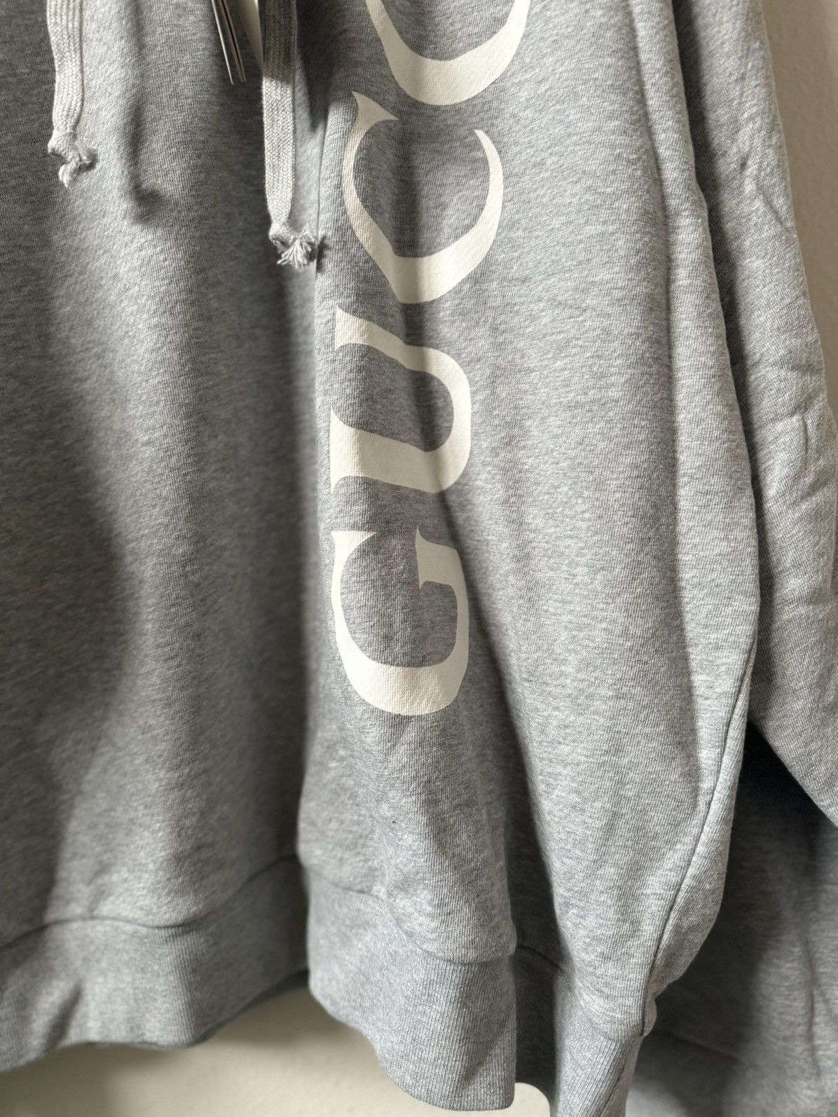 Gucci Gucci Logo Grey Hoodie Size US L / EU 52-54 / 3 - 3 Thumbnail