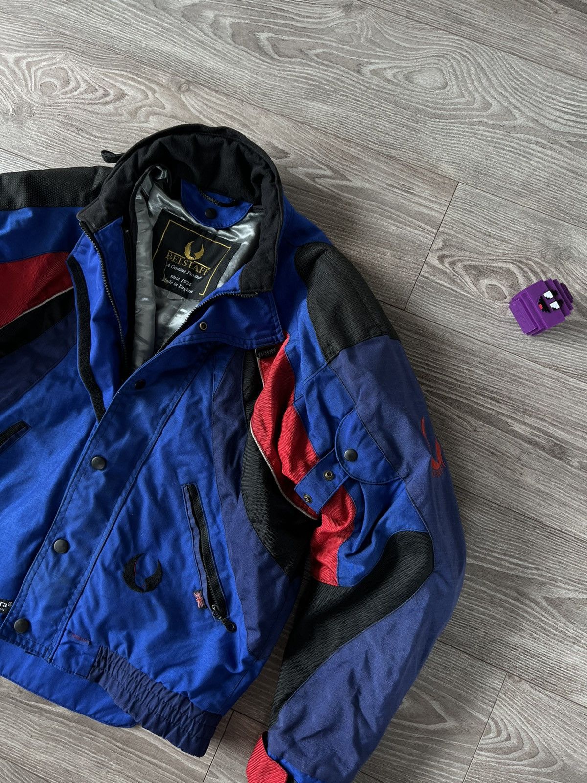 Belstaff Vintage Racing Belstaff 90s 2 in 1 Cordura Big Logo Jacket Size US L / EU 52-54 / 3 - 14 Thumbnail