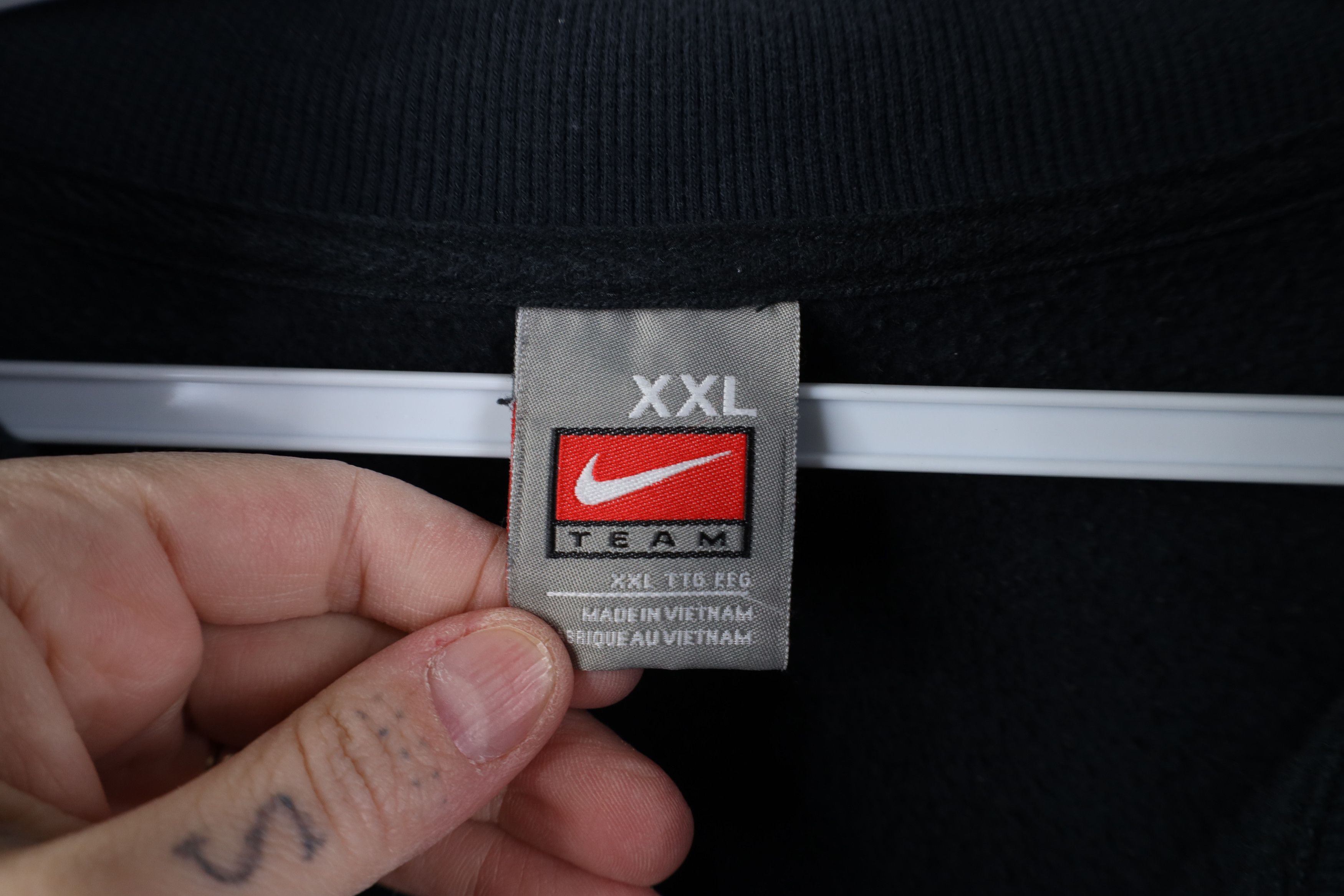 Nike Vintage Y2K Nike Scott Mini Swoosh 1/4 Half Zip Sweatshirt Size US XXL / EU 58 / 5 - 6 Thumbnail