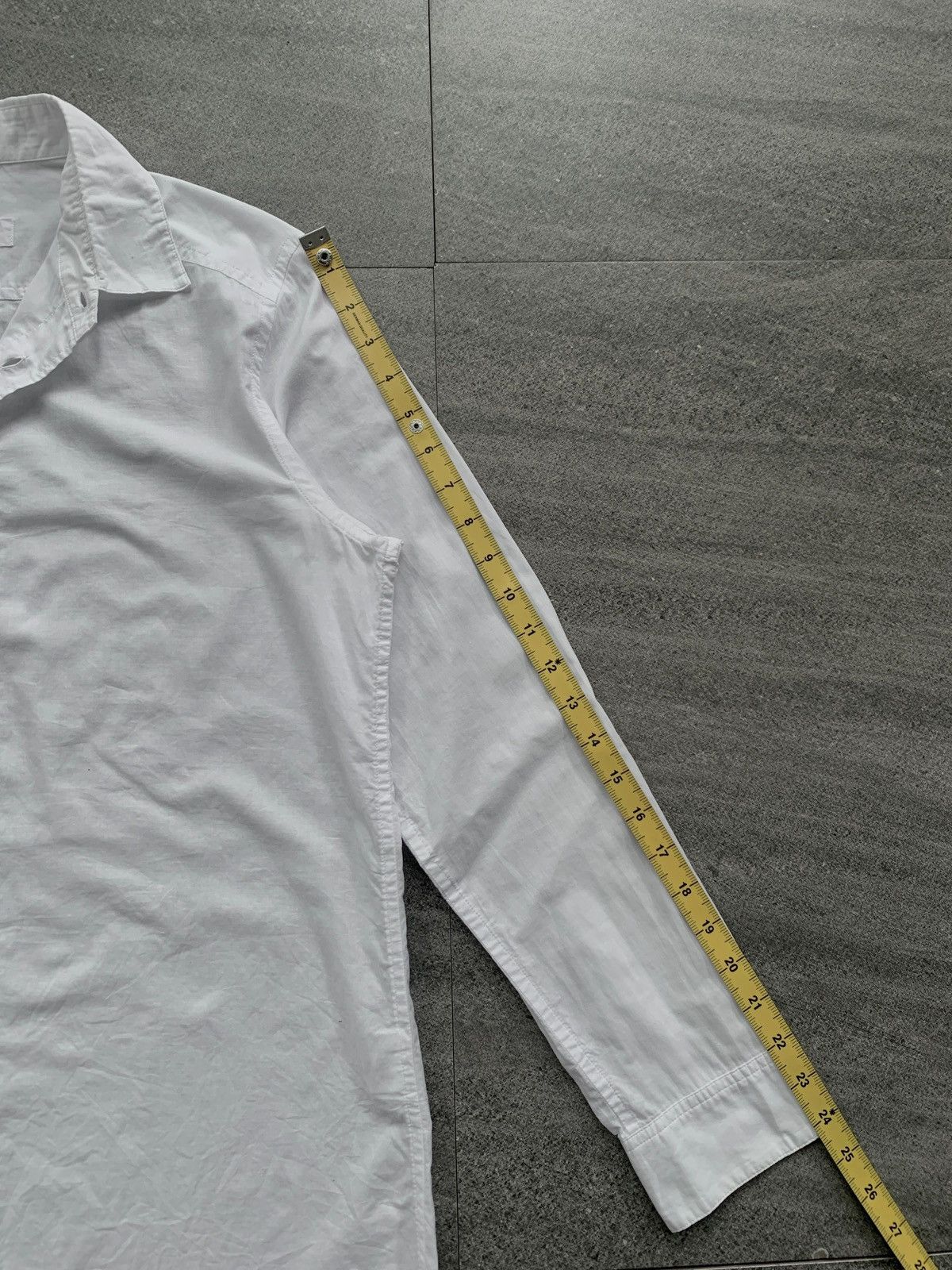 Yohji Yamamoto FREE TAX! Ys Basic White Ls Shirt Size US S / EU 44-46 / 1 - 12 Thumbnail