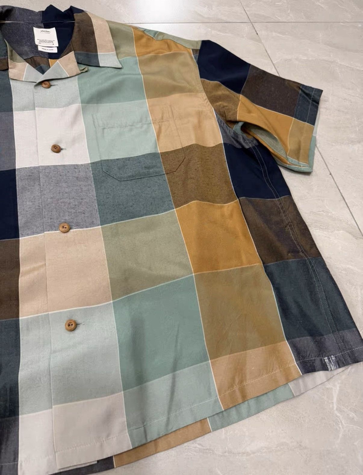 Visvim VISVIM 22SS HARMON SHIRT S/S CHECK J34 Size US S / EU 44-46 / 1 - 3 Thumbnail