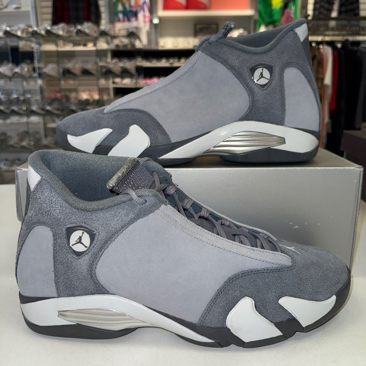 Jordan Brand Size 14 - Air Jordan 14 Retro Flint Grey - FJ3460-012 Size US 14 / EU 47 - 1 Thumbnail