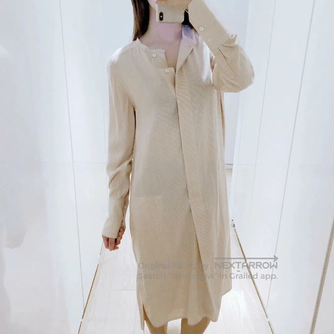 Hermes HERMES Striped Loose Dress. Size US 36 / EU 52 - 8 Thumbnail
