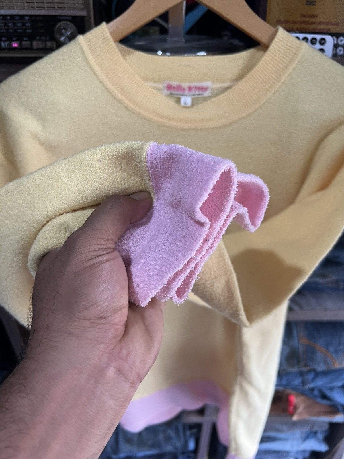 Cartoon Network 🔥Vintage Y2K Hello Kitty Fleece Long Sleeve Size L / US 10 / IT 46 - 10 Thumbnail