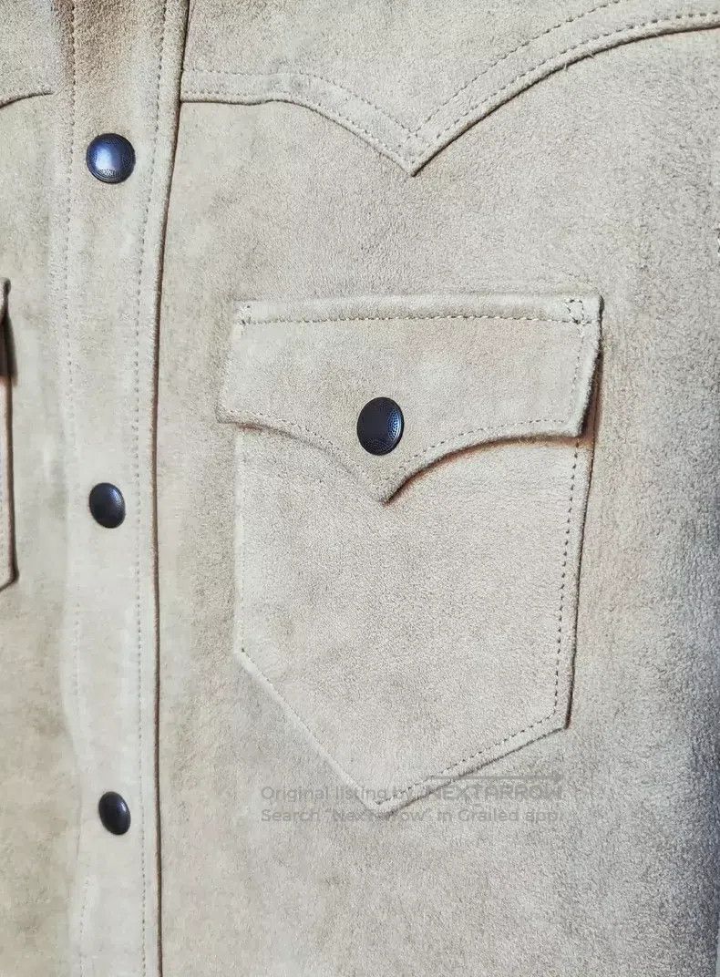 RRL Ralph Lauren RRL Ralph Lauren Leather jacket, leather shirt, thick shee Size US M / EU 48-50 / 2 - 7 Thumbnail