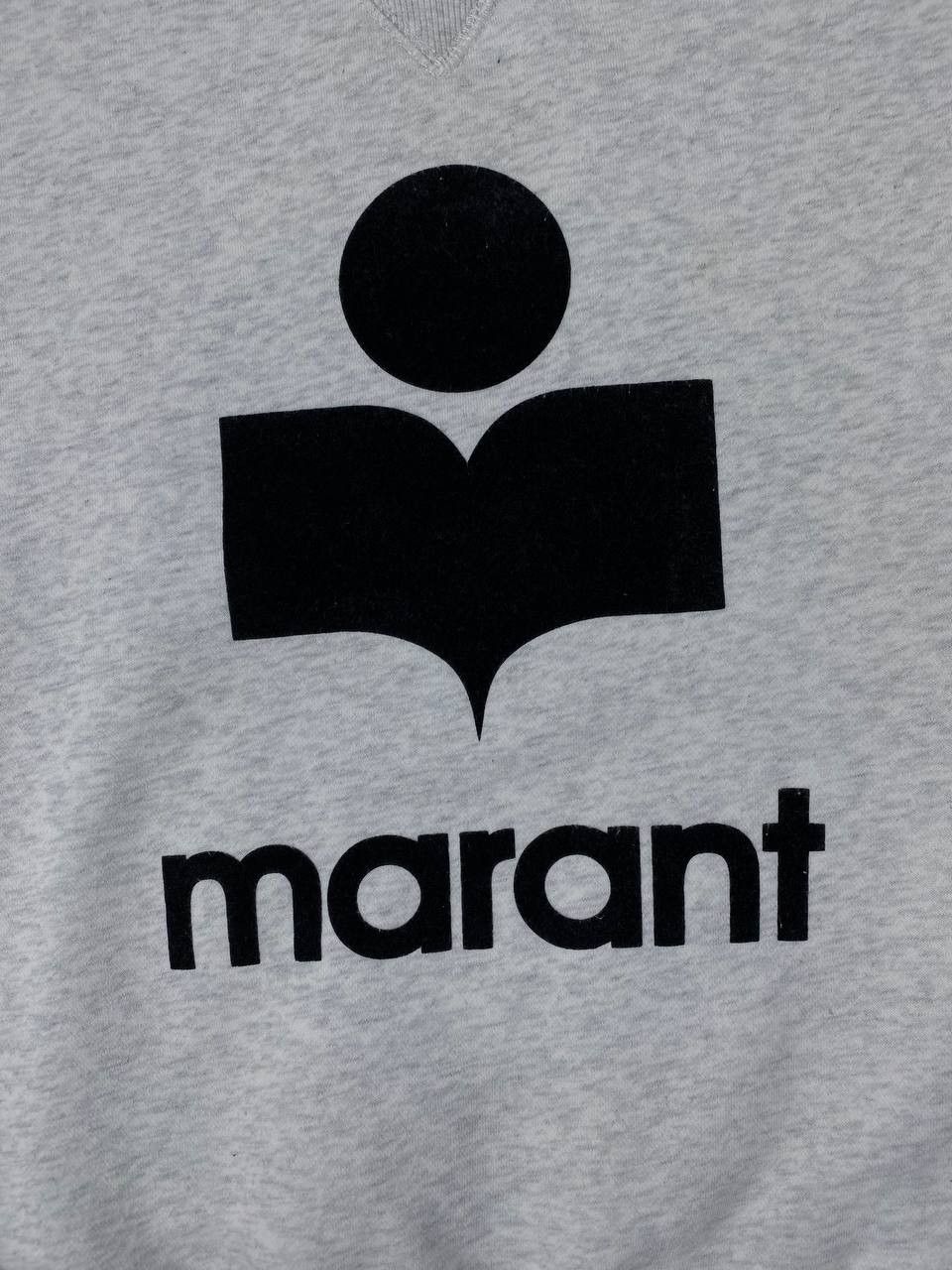 Isabel Marant Isabel Marant Etoile Sweatshirt Big Logo Women Size 34 Gray Size XXS / US 00 / IT 34 - 2 Thumbnail
