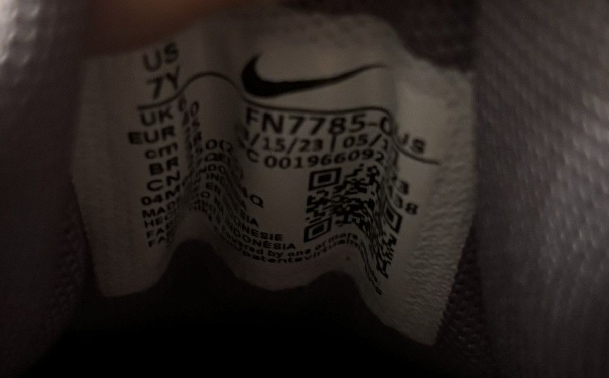 Nike × Vintage Air Max 90 Next Nature GS Multi-Swoosh - Smoke Grey Mandarin Size US 7 / EU 40 - 9 Thumbnail