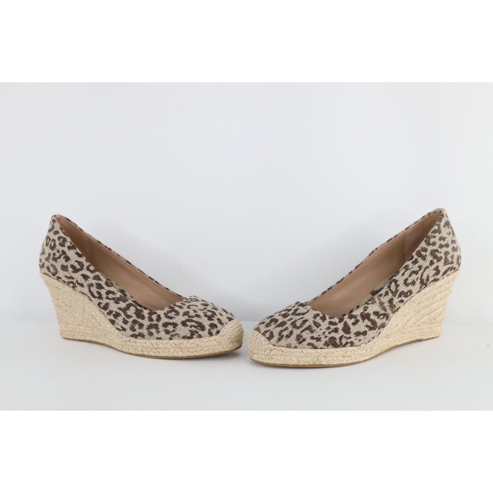 J.Crew J Crew Leopard Print Roped Espadrilles Wedges Shoes Size US 11 / IT 41 - 1 Thumbnail