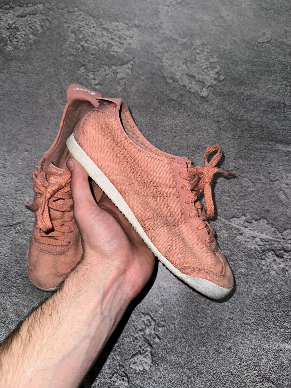 Asics × Vintage ASICS onitsuka tiger Mexico 66 coral EUR38/US7 sneaker shoes Size US 7 / IT 37 - 8 Thumbnail