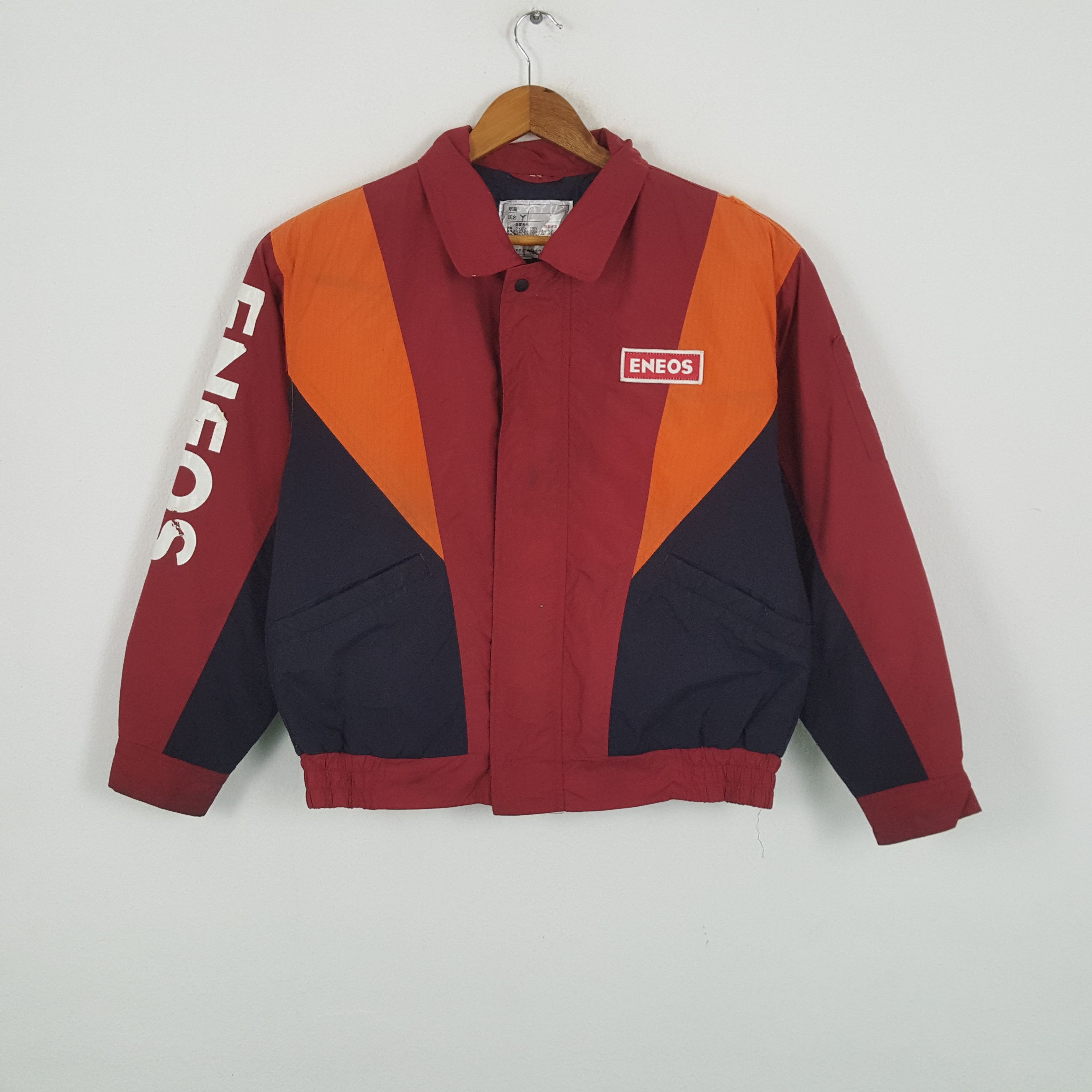 Vintage Vintage ENEOS Japanese Racing Oil Crew Jacket Size US L / EU 52-54 / 3 - 1 Thumbnail