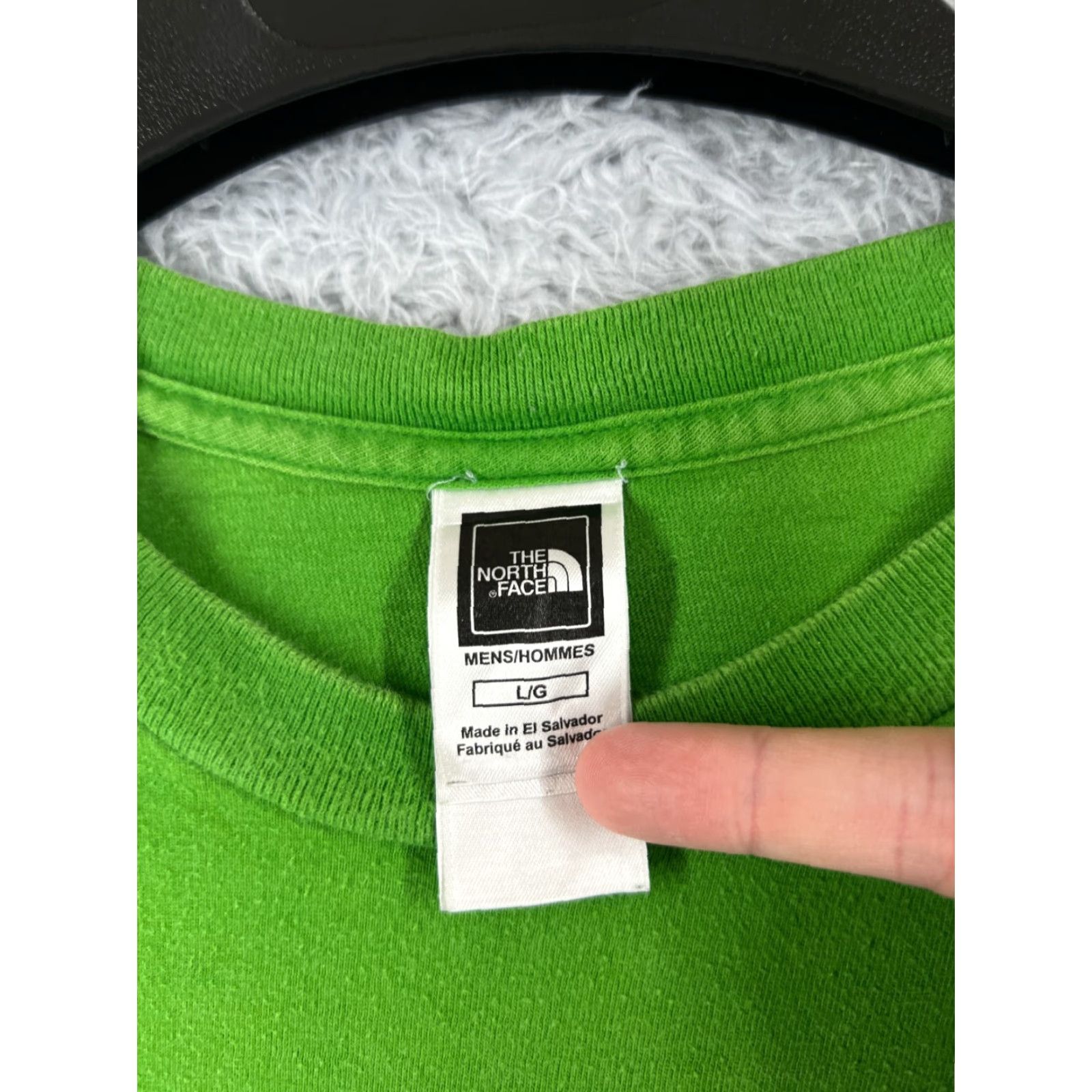 The North Face The North Face Shirt Men L Green Short Sleeve Crew Neck Cotton Blend Logo T-Shirt 90s Mens Size US L / EU 52-54 / 3 - 7 Thumbnail