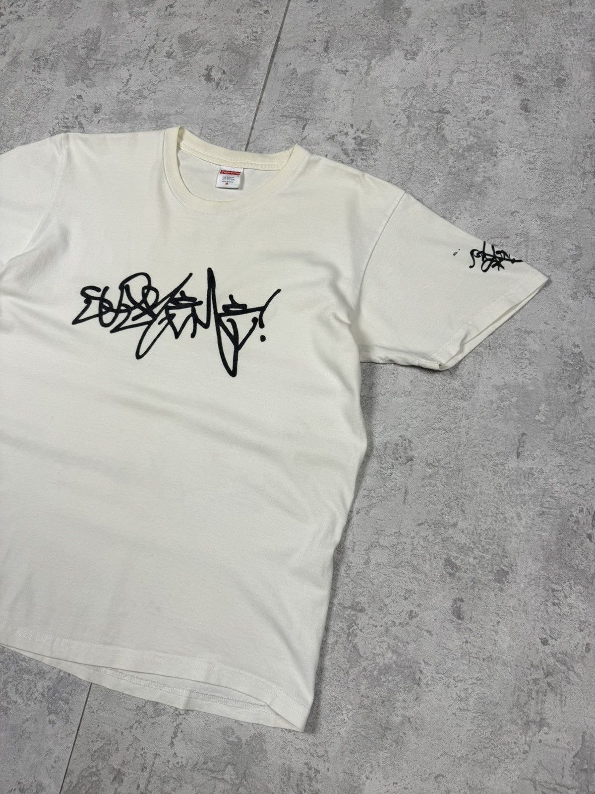 Supreme Supreme Rammellzee Tag T-Shirt Size M Size US M / EU 48-50 / 2 - 3 Thumbnail