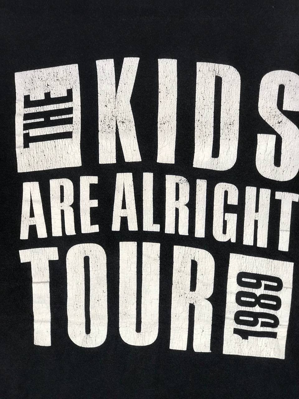 Band Tees × Vintage Vintage 1989 The Who the kids are alright tour maximum rnb Size US L / EU 52-54 / 3 - 8 Thumbnail