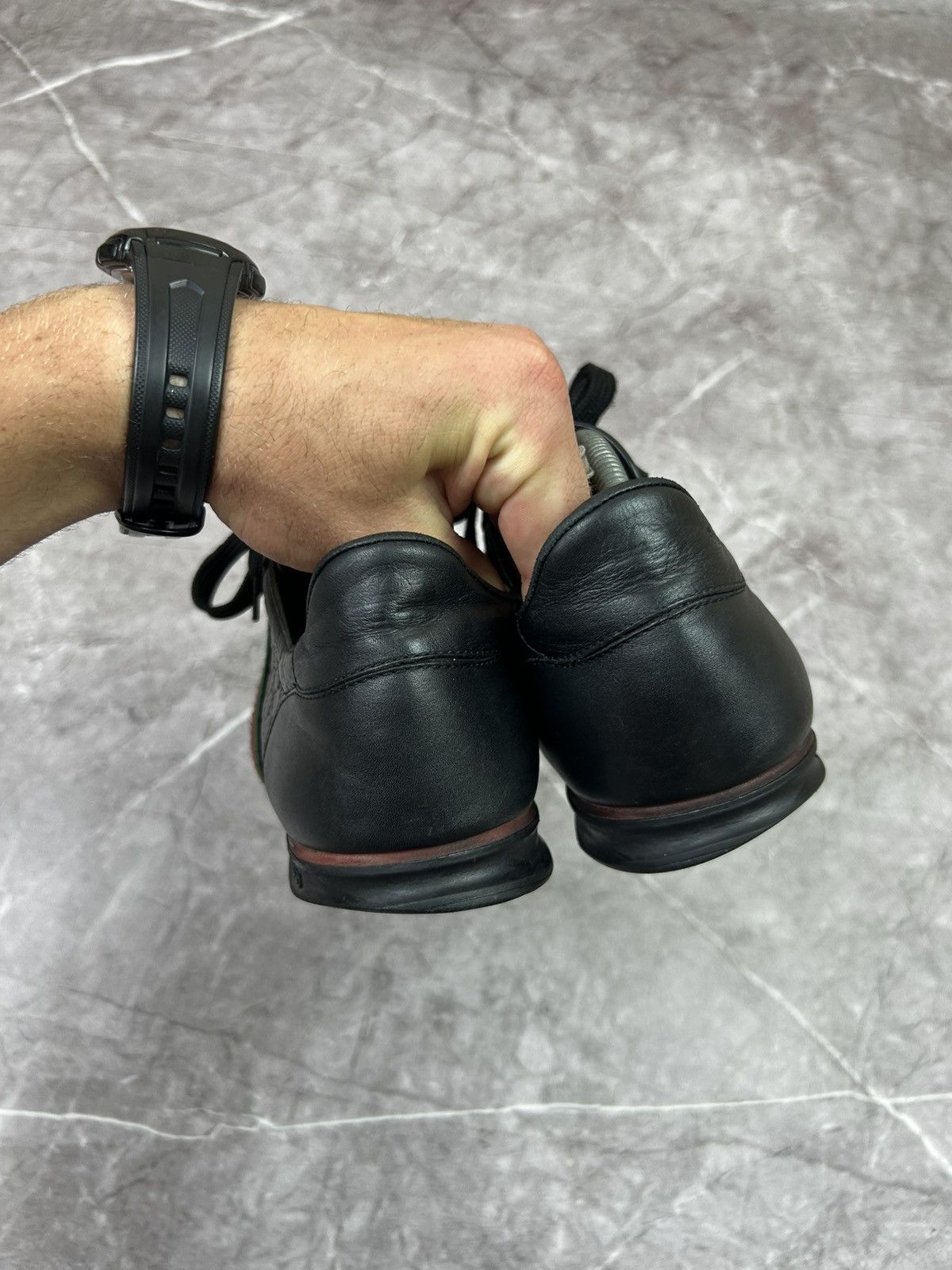 Gucci Gucci monogram leather sneakers Size US 8 / EU 41 - 4 Thumbnail