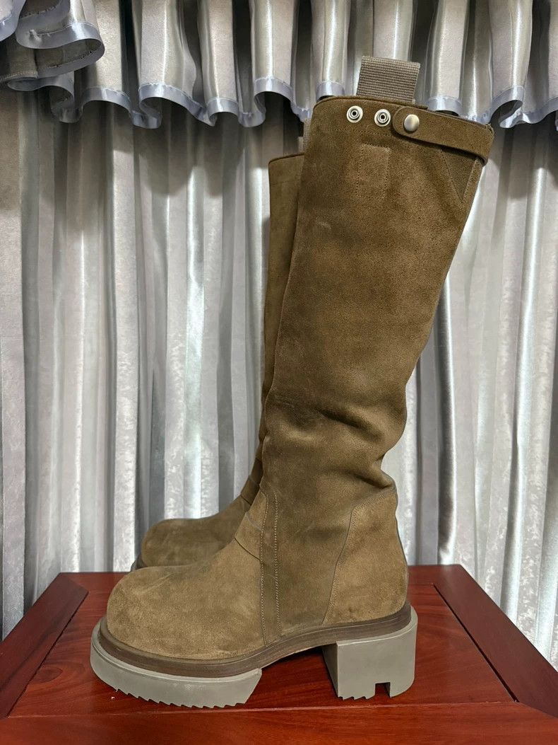 Rick Owens Rick Owens Main Line Brown Cowhide Military Boots Size US 12 / EU 45 - 4 Thumbnail