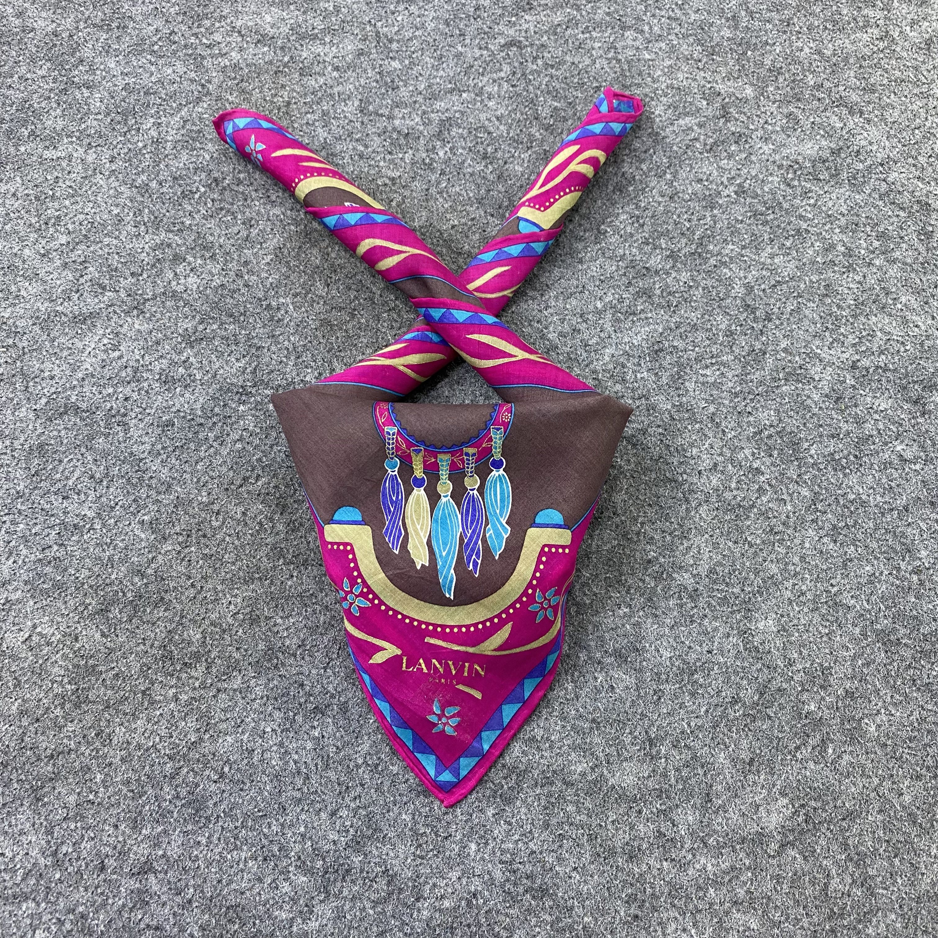 Lanvin Lanvin Handkerchief / Bandana / Neckerchief-B2135 Size ONE SIZE - 2 Thumbnail