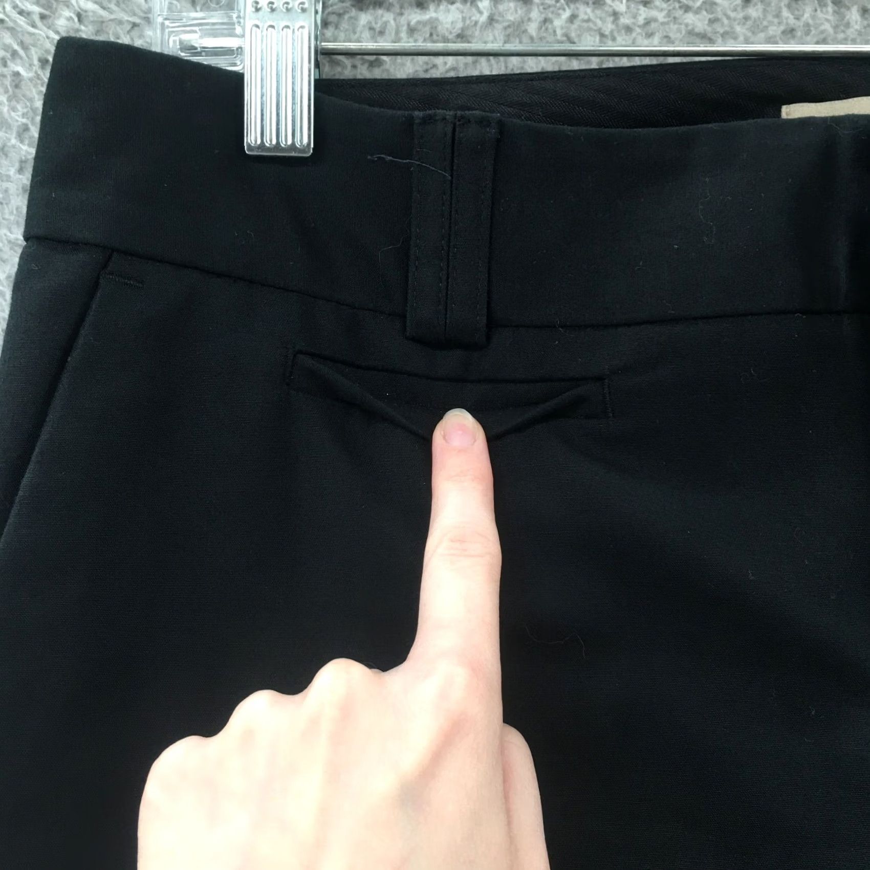 Banana Republic Banana Republic Martin Fit Ankle Pants Womens 6P Black Cotton Blend Flat Front Pants Women Petite 6P Black Casual Classic Mens Womens Girls Size 28" / US 6 / IT 42 - 6 Thumbnail