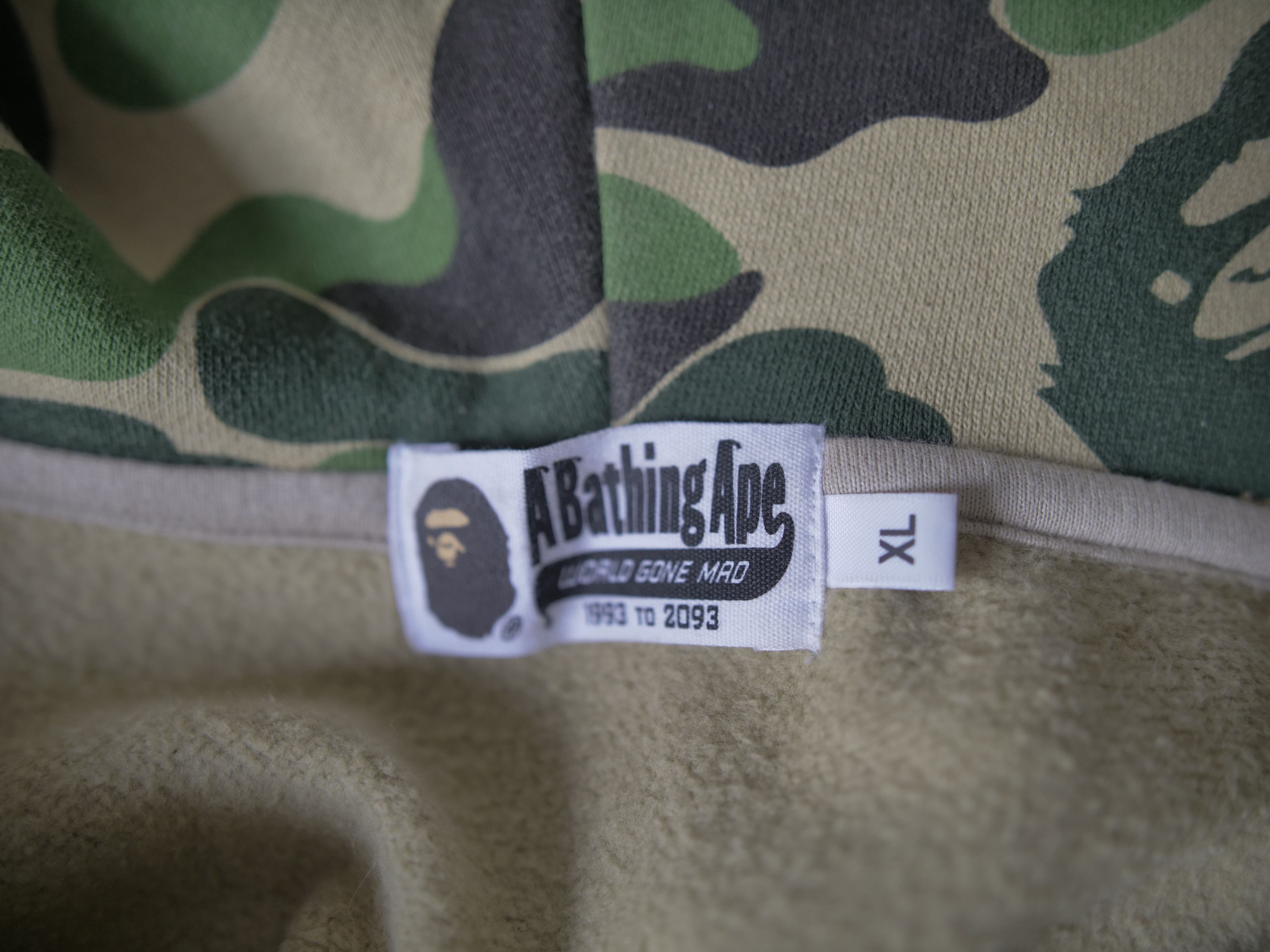 Bape Giant ABC Camo Full Zip Hoodie Size US XL / EU 56 / 4 - 4 Thumbnail