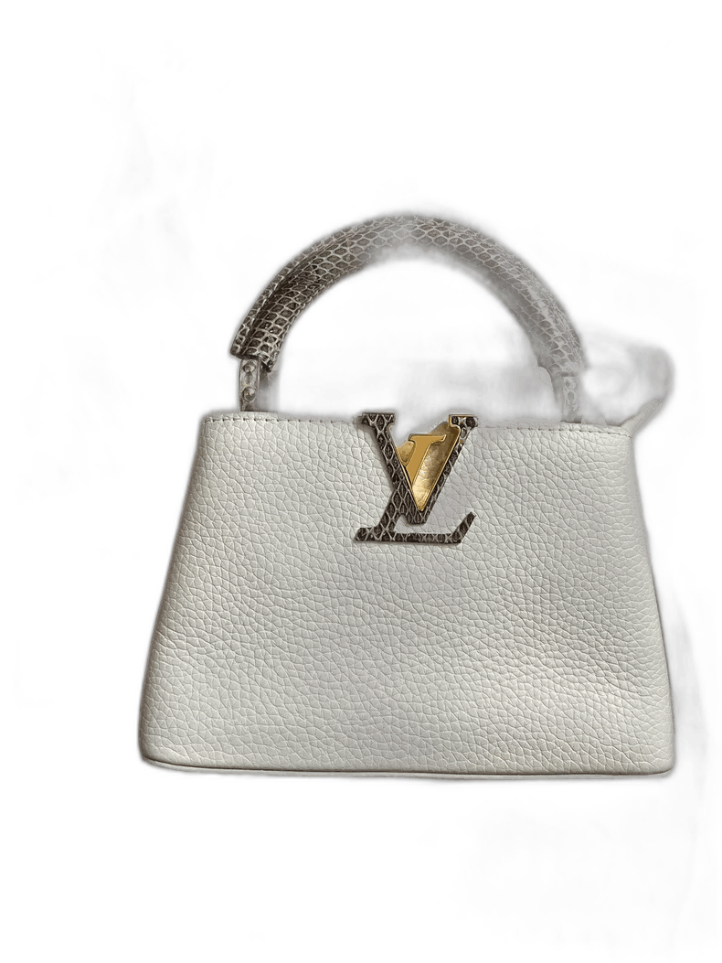 Louis Vuitton Louis Vuitton Louis Vuitton Capucines Mini White Bag-2506 Size ONE SIZE - 1 Thumbnail