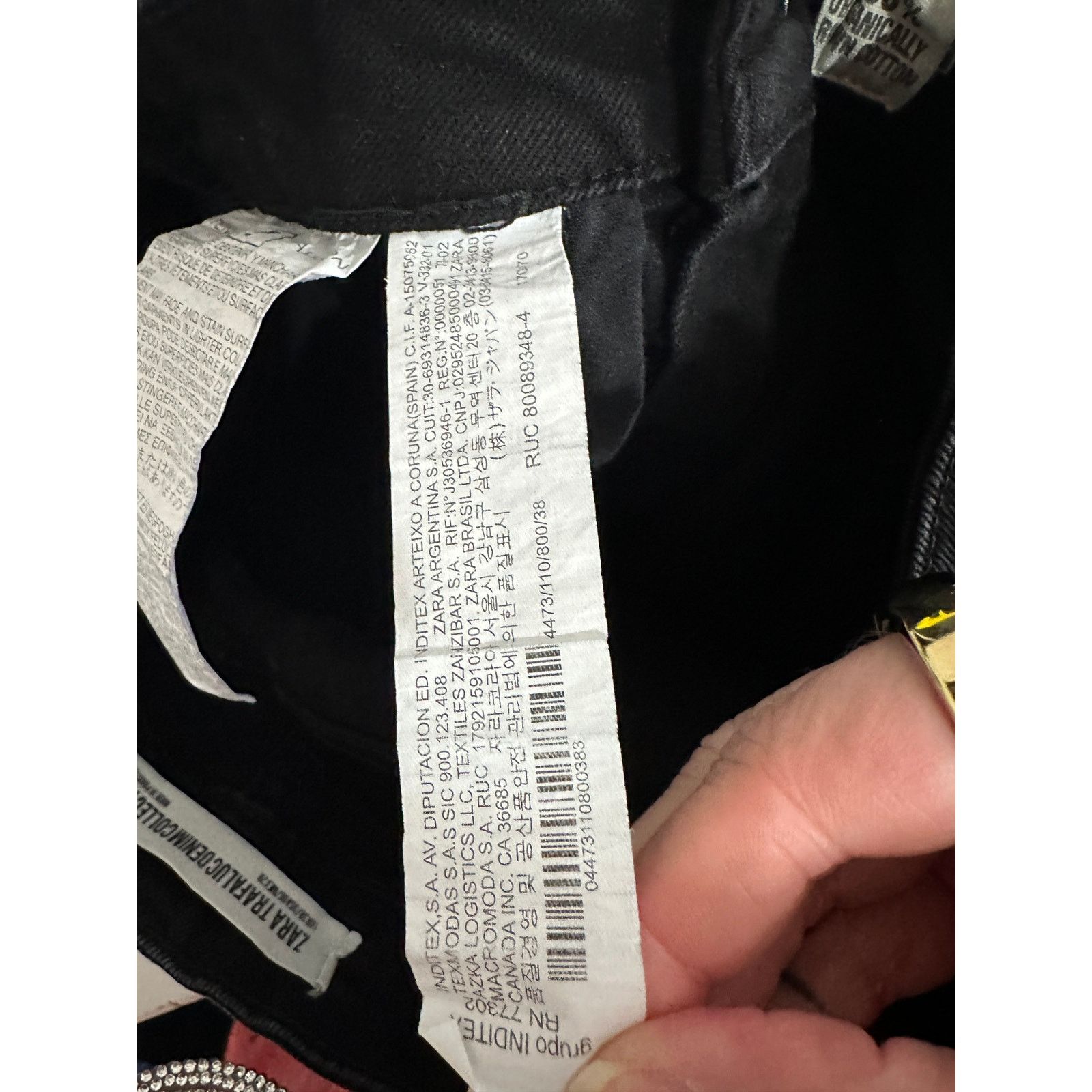 Zara Zara Trafaluc Black High Rise Skinny Jeans Womens US 6 Size 28" / US 6 / IT 42 - 8 Thumbnail