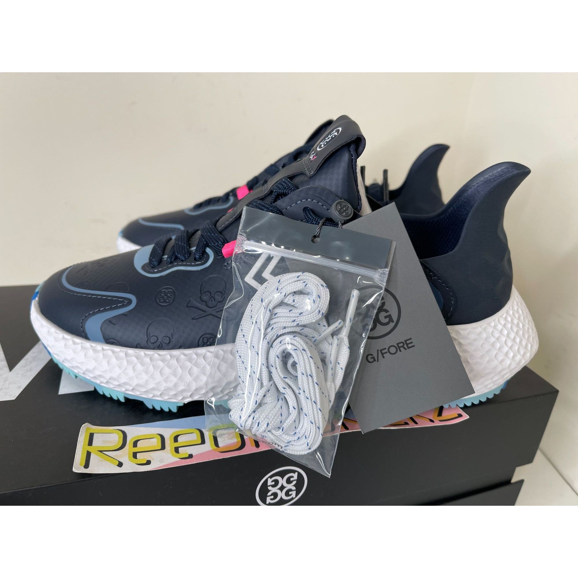 G/FORE G/FORE MG4X2 Debossed Cross Trainer Navy Golf Shoe Womens 7u Size US 7 / IT 37 - 6 Thumbnail