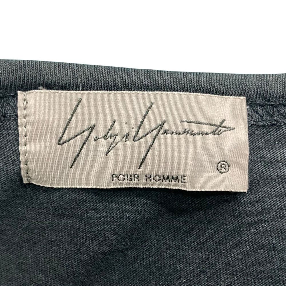 Yohji Yamamoto YOHJI YAMAMOTO black/ Long-sleeve staff T-shirt Size US L / EU 52-54 / 3 - 5 Thumbnail
