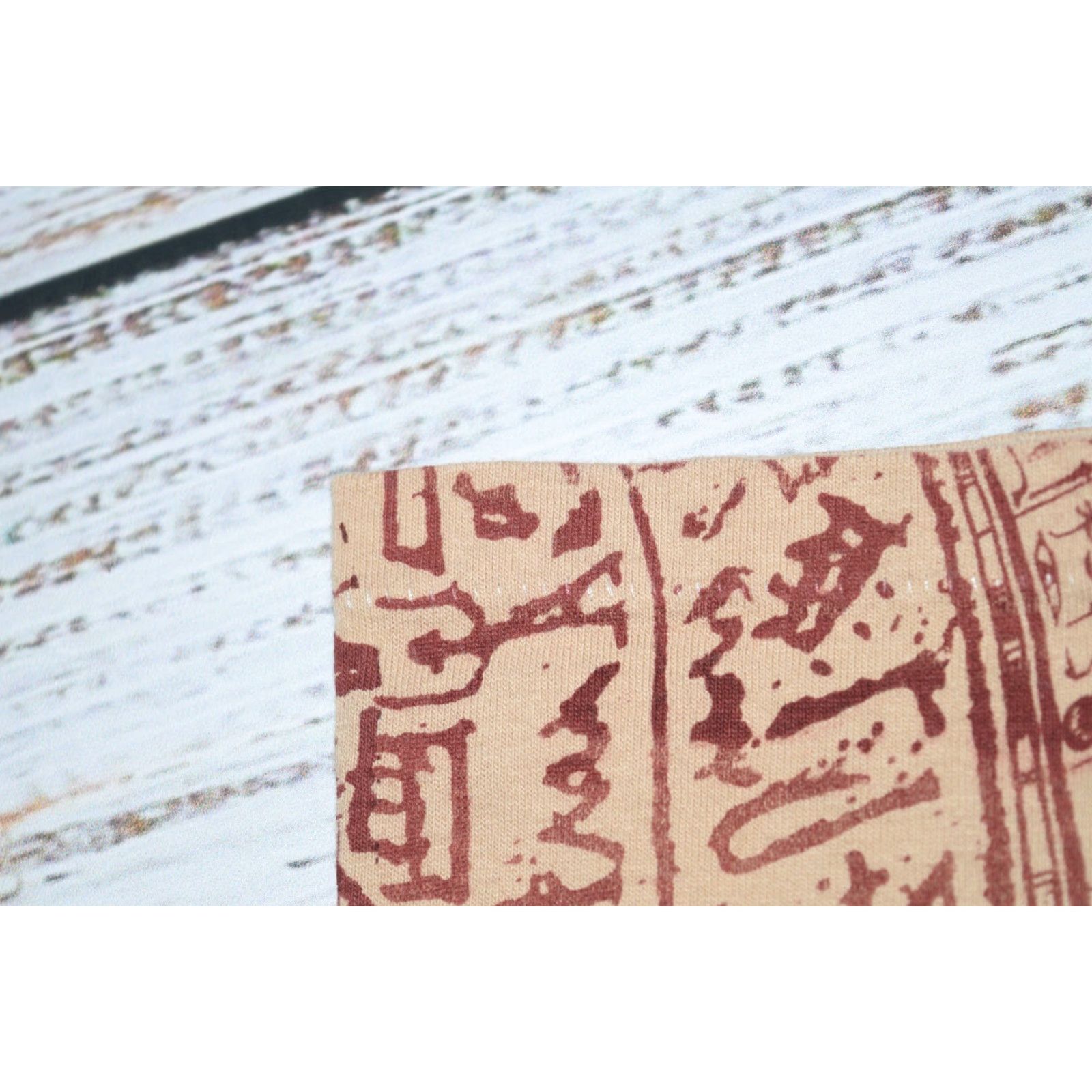 Gloverall VINTAGE 90s WILDWOOD PRODUCTIONS Egyptian Hieroglyphics All Over Print Cotton T-Shirt L Unisex Adults Size US L / EU 52-54 / 3 - 4 Thumbnail