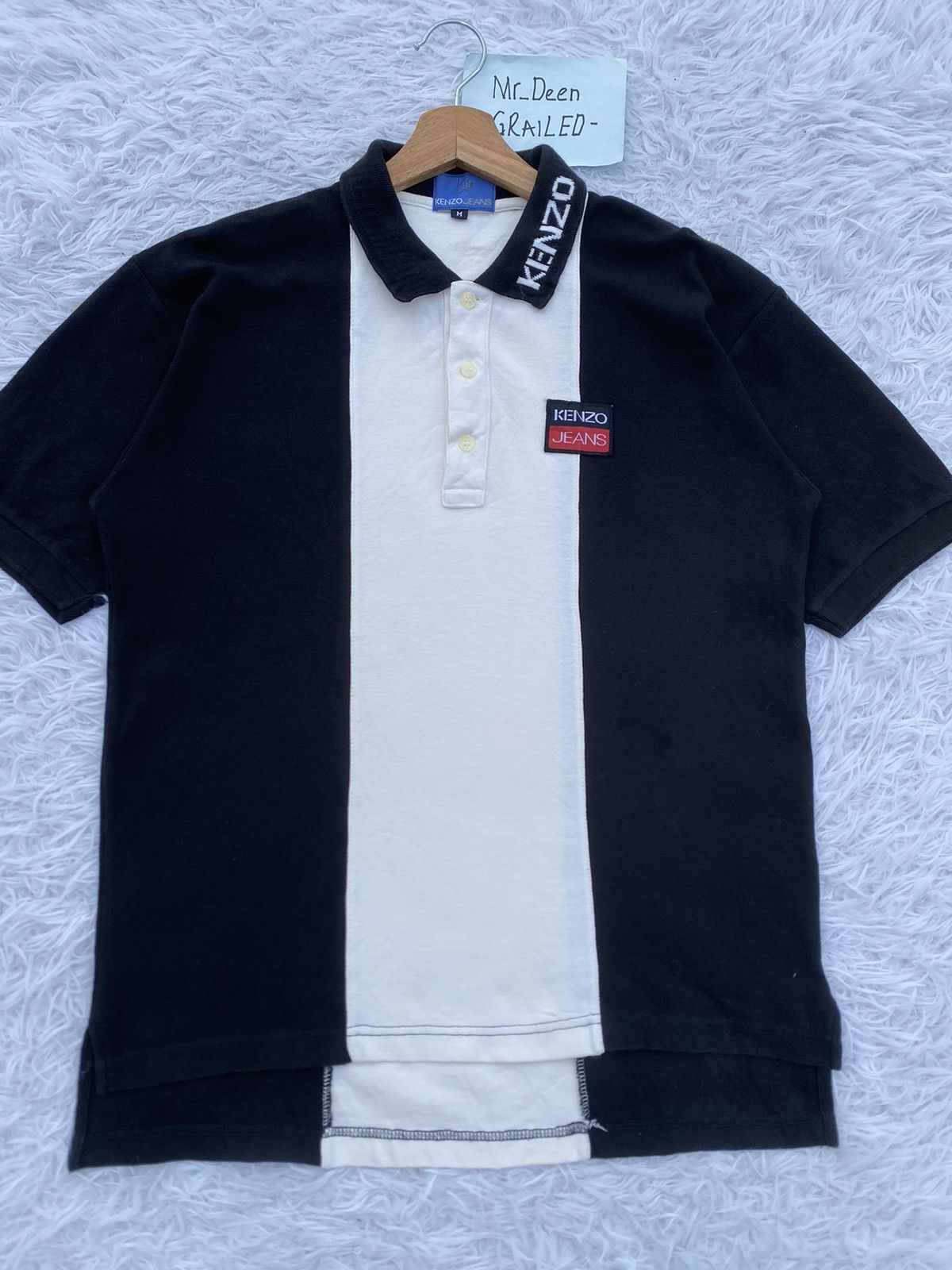 Kenzo Rare Vintage KENZO Spellout Polo Shirt Size US M / EU 48-50 / 2 - 5 Thumbnail