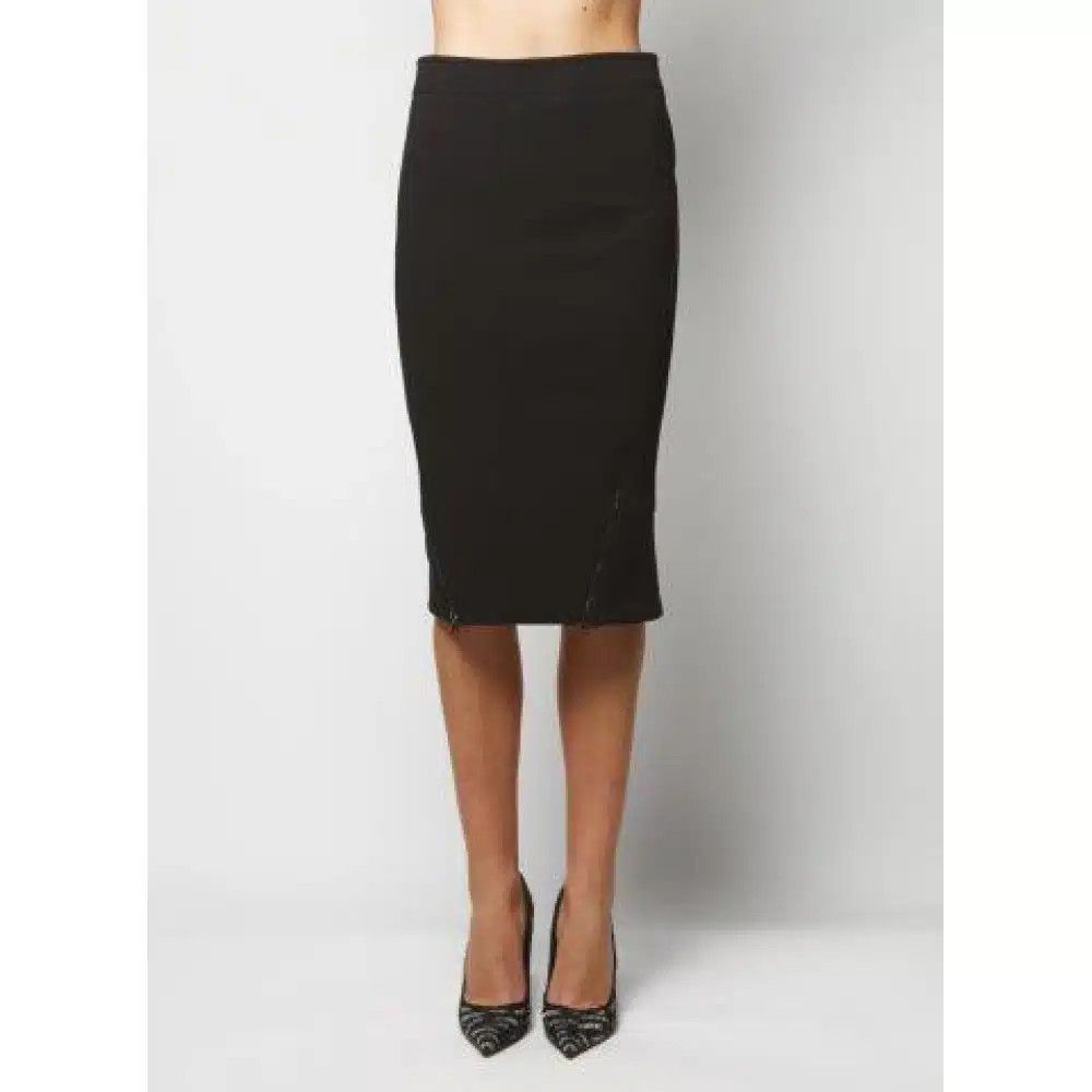 Tom Ford o1sndg0825 GC5322 Pencil Zip Skirt in Black Size 26" / US 2 / IT 38 - 1 Thumbnail