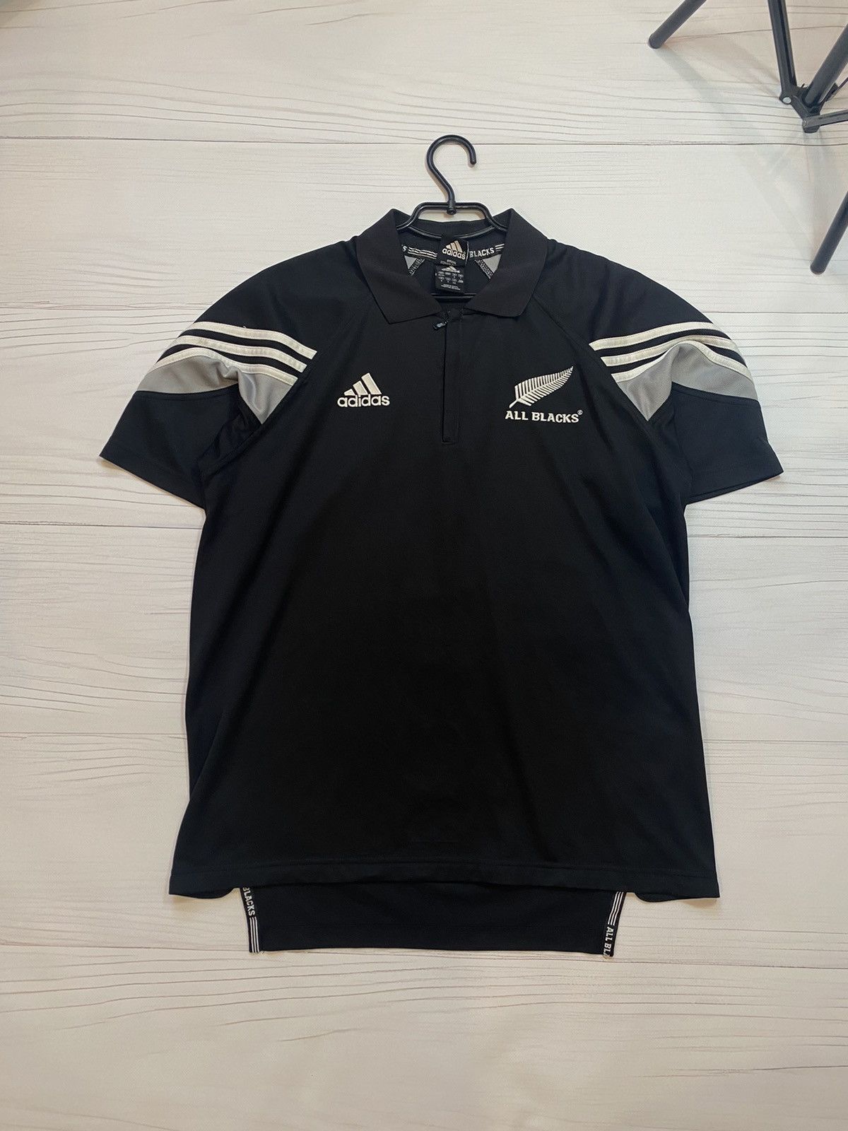 Adidas Vintage All Blacks 2003 New Zealand rugby y2k t shirt Size US S / EU 44-46 / 1 - 1 Thumbnail