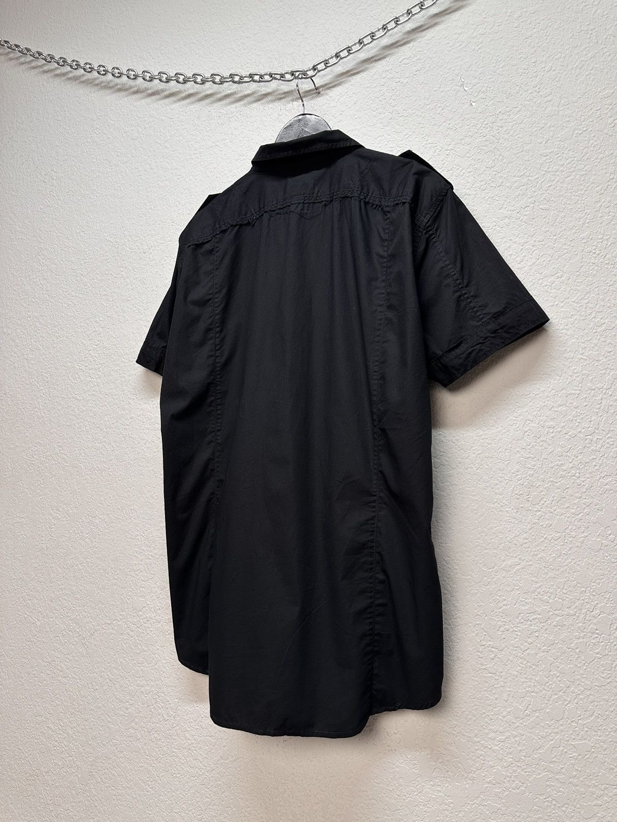 Diesel Vintage Metal Diesel Shirt Black Faded Junya Watanabe Y2K Size US L / EU 52-54 / 3 - 13 Thumbnail