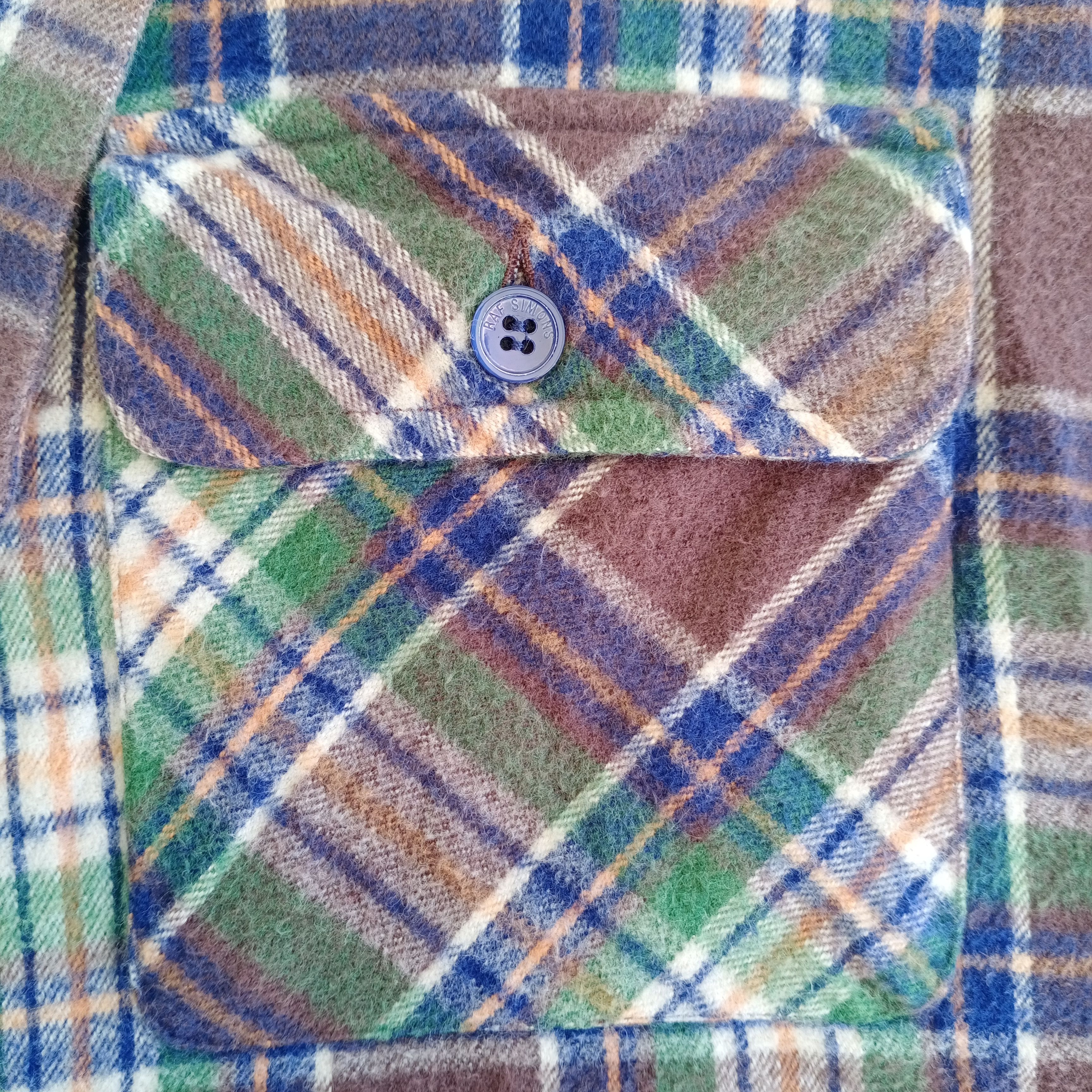 Raf Simons × Sterling Ruby Raf Simons X Sterling Ruby Check Flannel Green Brown Size US M / EU 48-50 / 2 - 7 Thumbnail